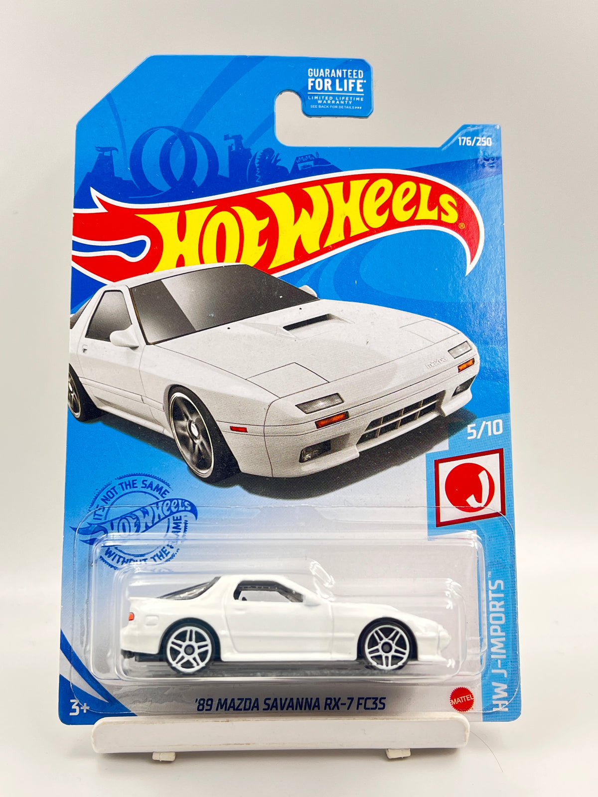 IMPORTED - HOT WHEELS - 89 MAZDA SAVANNA RX-7 FC35 - WHITE - 3A