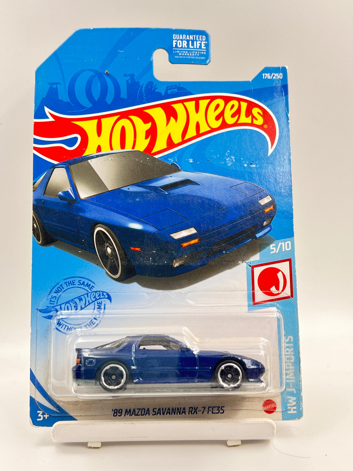 ( CARD AS IN PIC ) - IMPORTED - HOT WHEELS - 89 MAZDA SAVANNA RX-7 FC35 - 2C