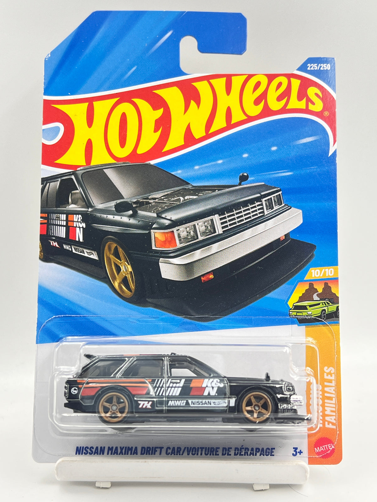 ( CARD AS IN PIC ) - SUPER TREASURE HUNT - IMPORTED - HOT WHEELS - NISSAN MAXIMA DRIFT CAR - 4G