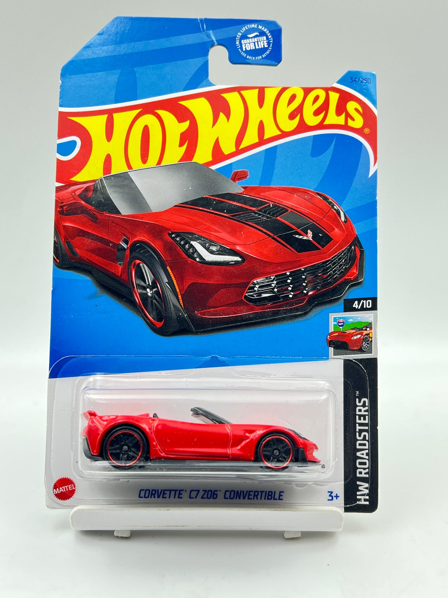 HOOK CREASE - HOT WHEELS - CORVETTE C7 Z06 CONVERTIBLE - 1D