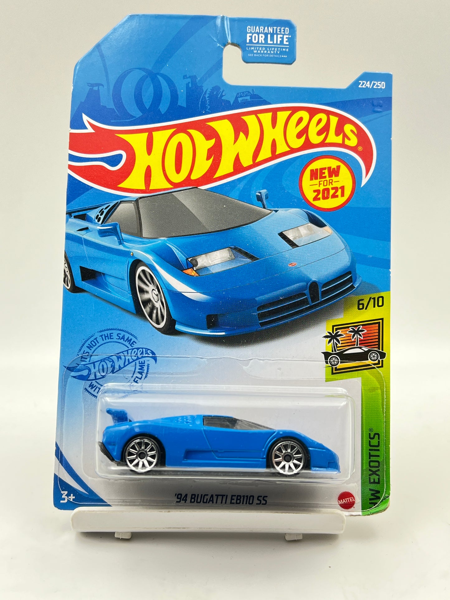 HOOK CREASE - IMPORTED - HOT WHEELS - 94 BUGATTI EB110 SS - BLUE - 3G