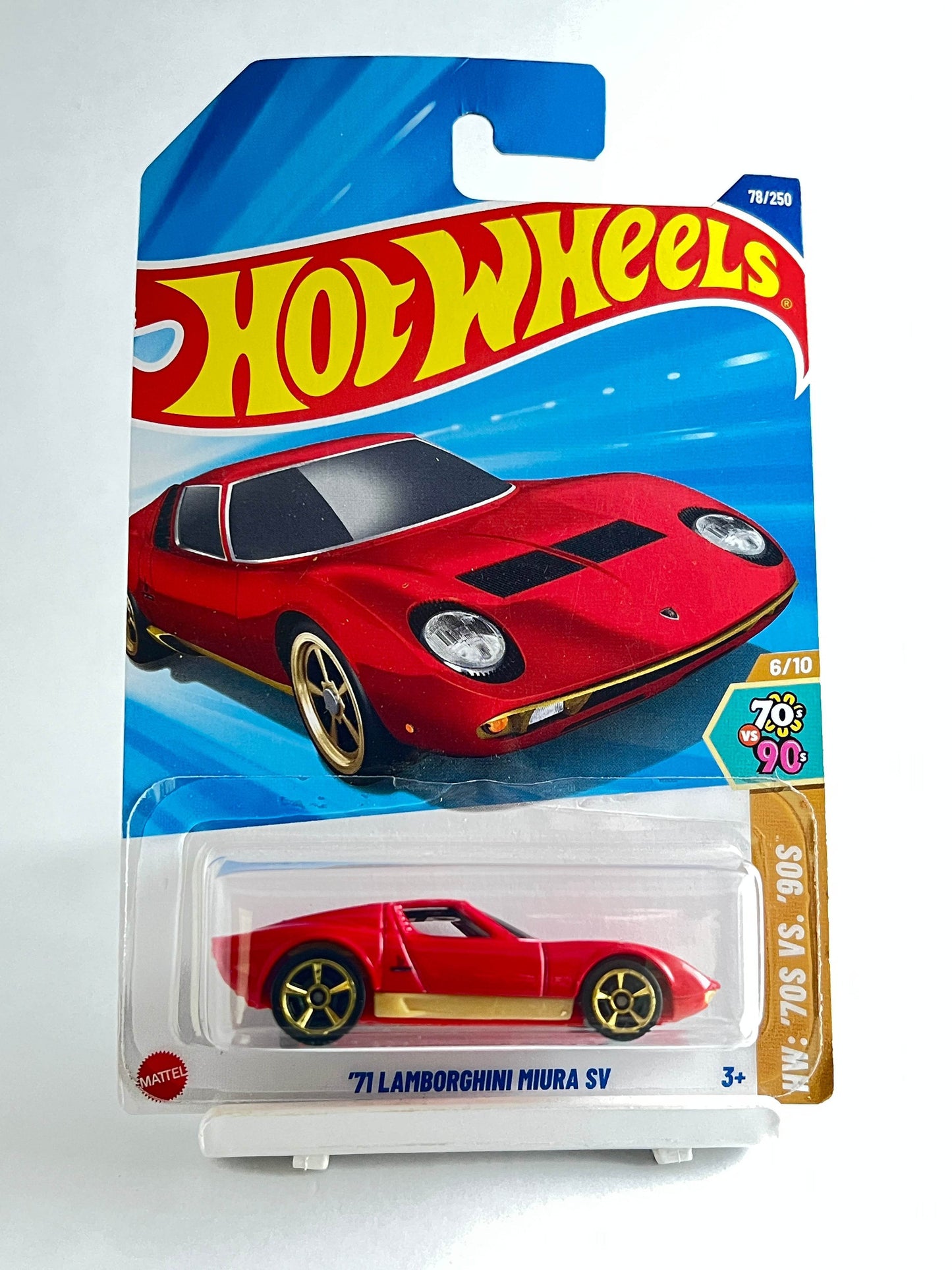 BLISTER CRACK -IMPORTED- 2025 MAINLINE - 71 LAMBORGHINI MIURA SV - 4F - Its Fun