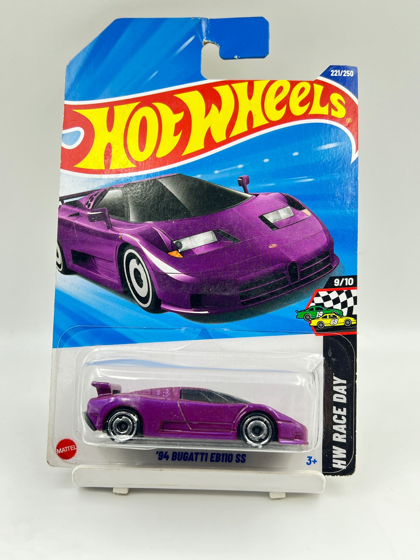 CREASED CARD - HOT WHEELS - 94 BUGATTI ED110 SS - 4E