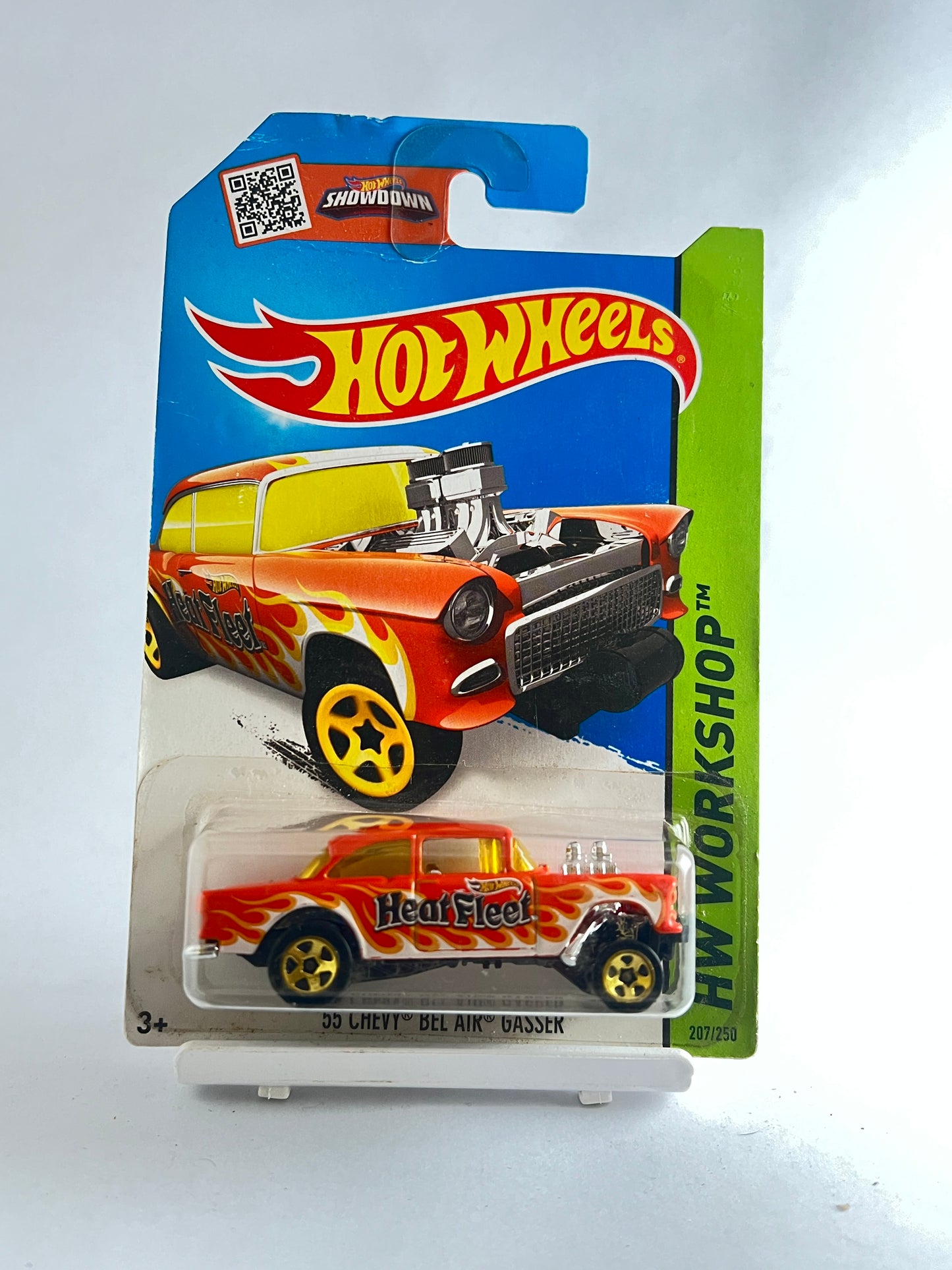 55 CHEVY BEL AIR GASSER - HEAT FLEET - 3D - Its Fun- Hot wheels - matchbox - diecast