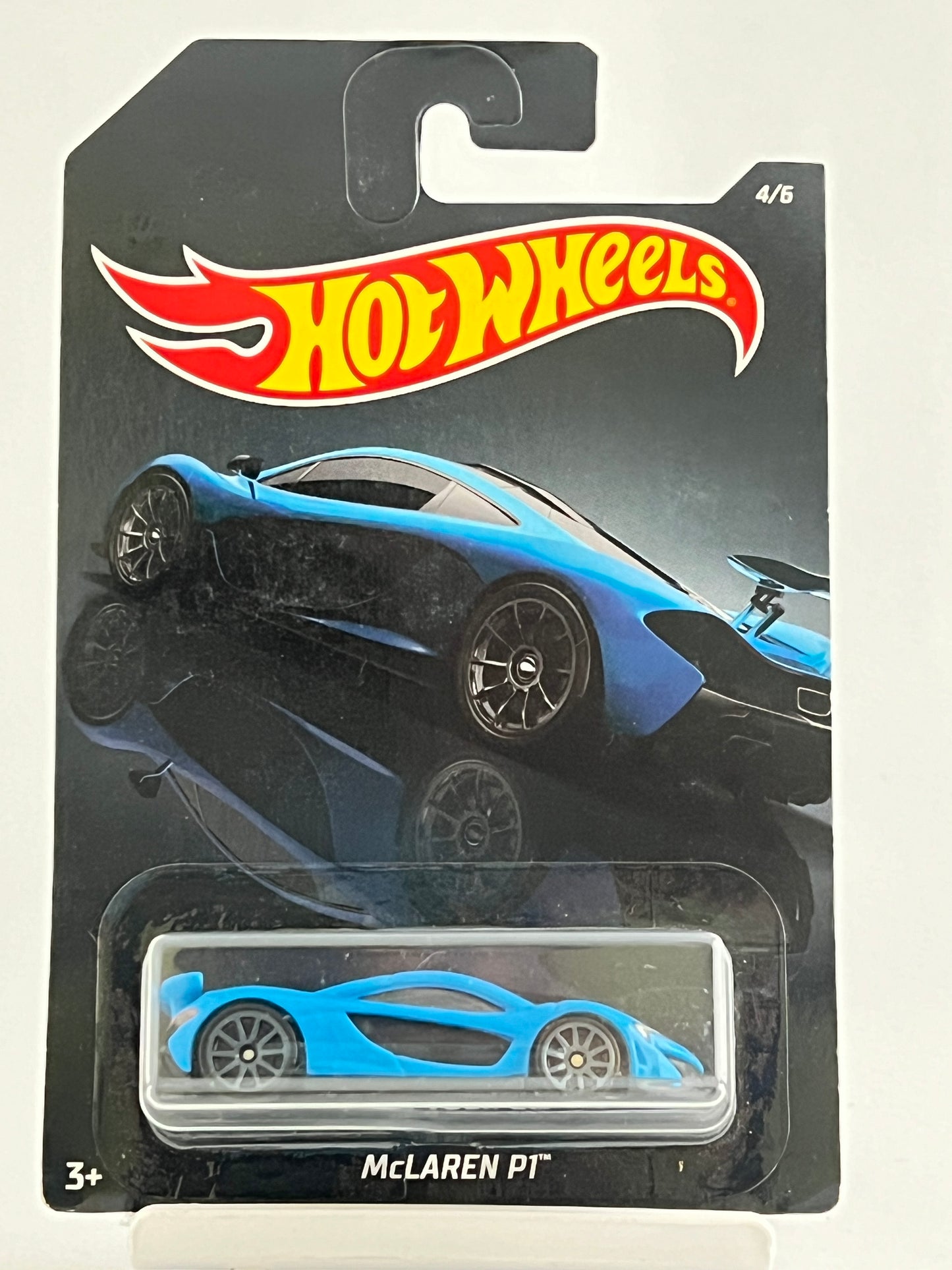 MCLAREN P1 - CARD ART - BLUE - Its Fun- Hot wheels - matchbox - diecast