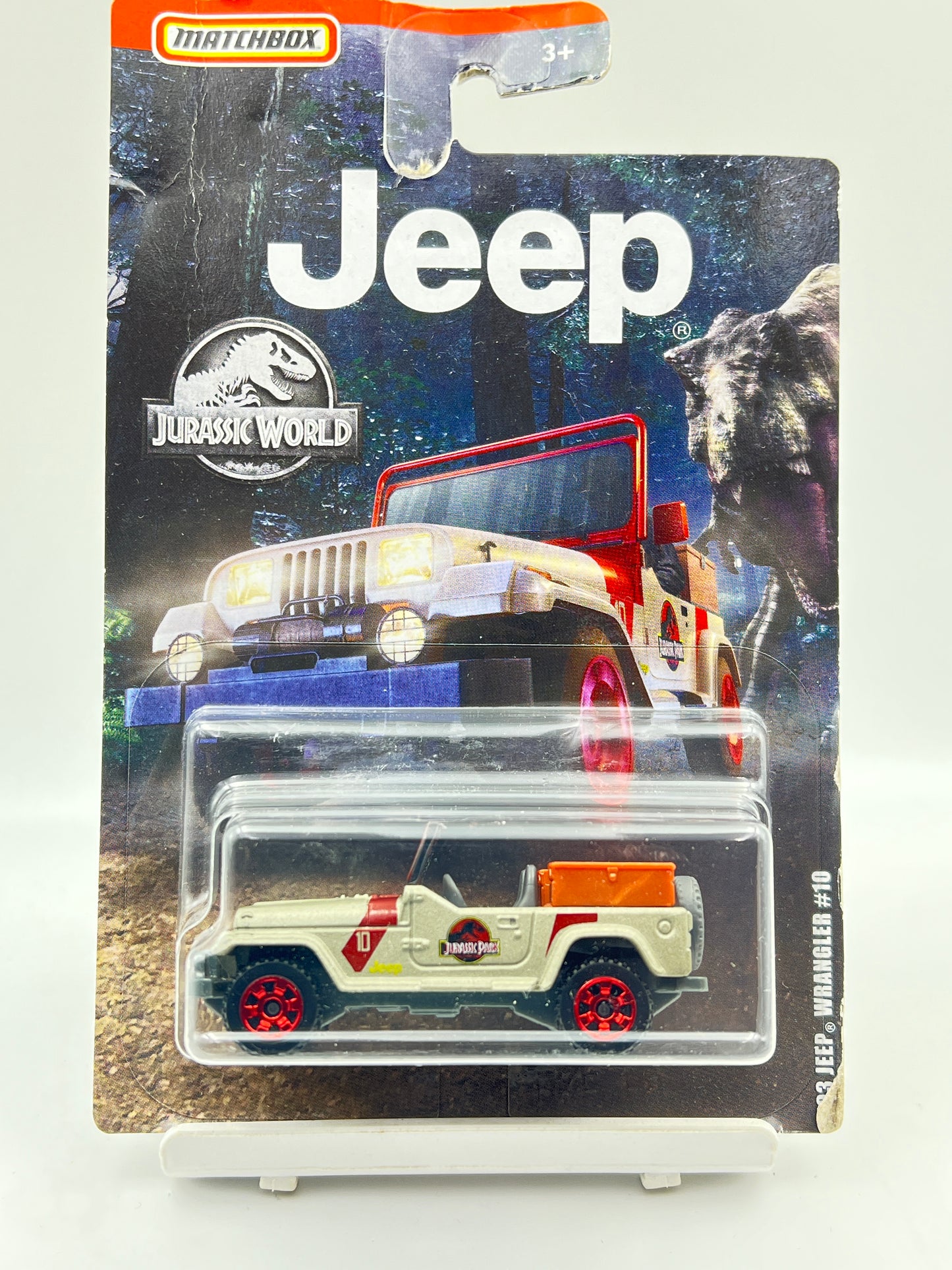 CREASED - MATCHBOX - 93 JEEP WRANGLER #10 - B1