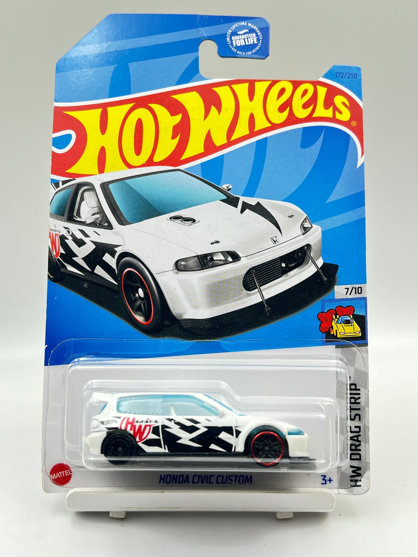 MILD CREASE - IMPORTED - HOT WHEELS - HONDA CIVIC CUSTOM - 1B