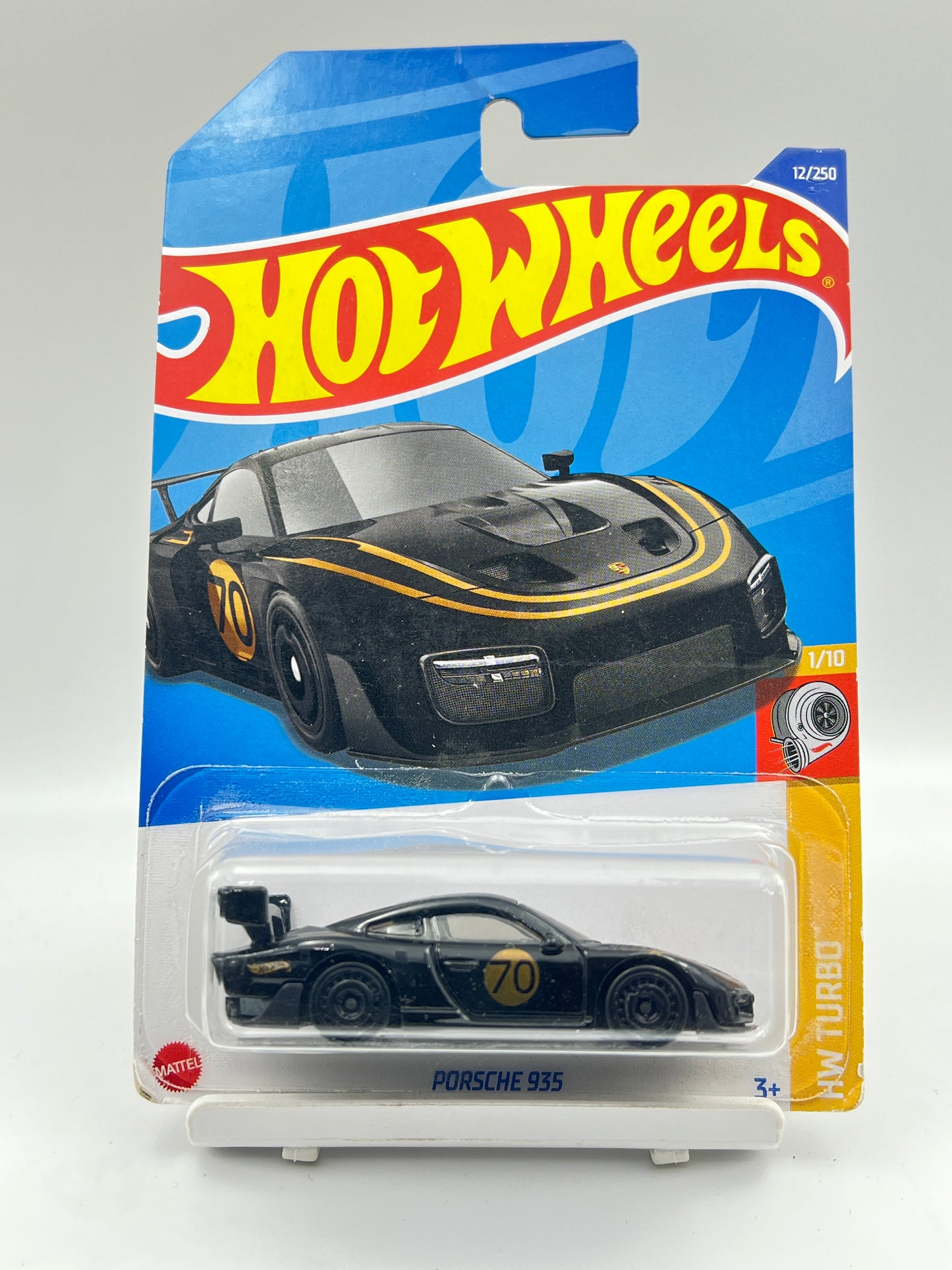 SOFT CORNERS - IMPORTED - HOT WHEELS - PORSCHE 935 - BLACK - B2