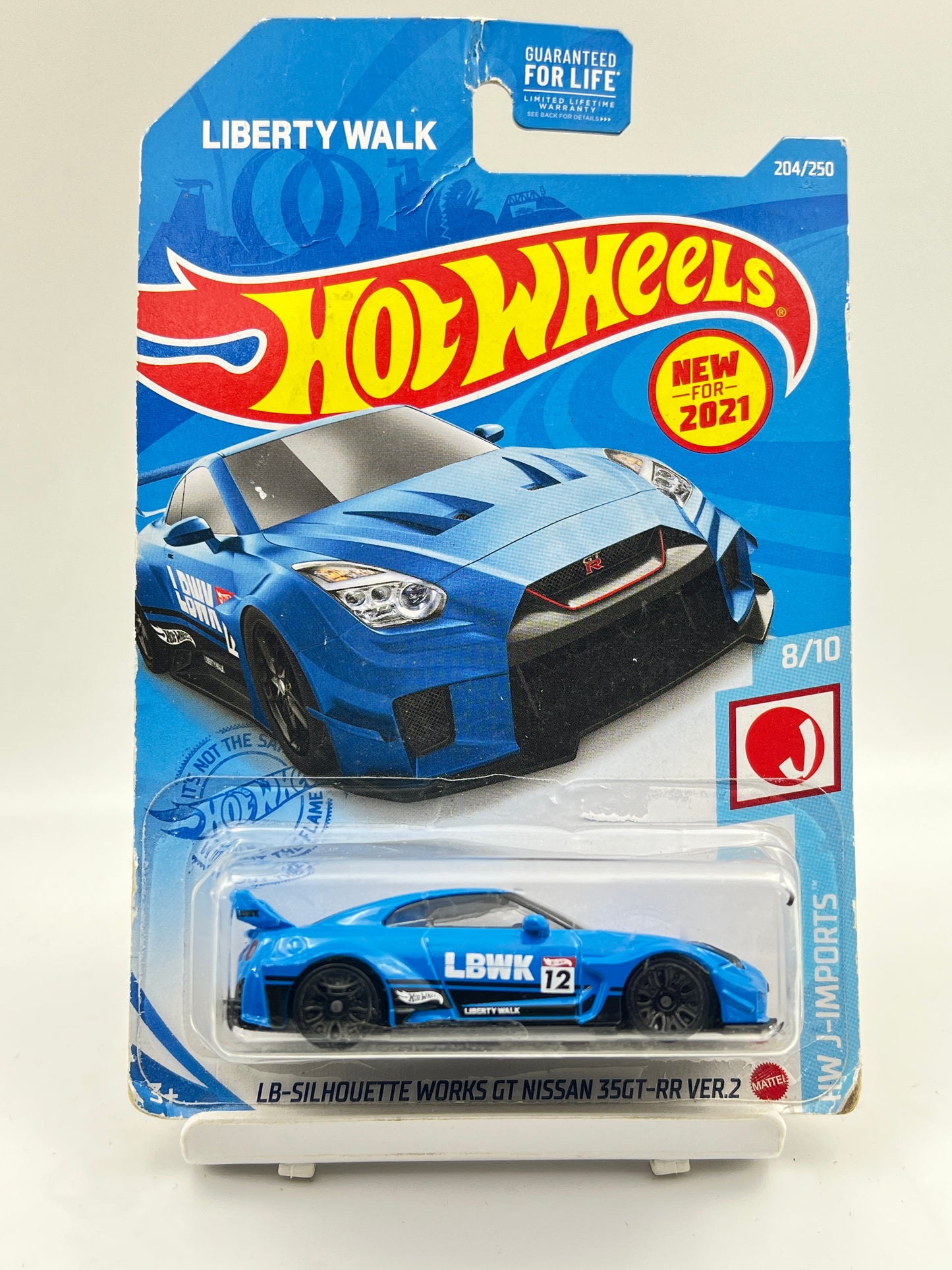 DAMAGED CARD - HOT WHEELS - LB SILHOUETTE WORKS GT NISSAN 35GT-RR VER 2 - B2