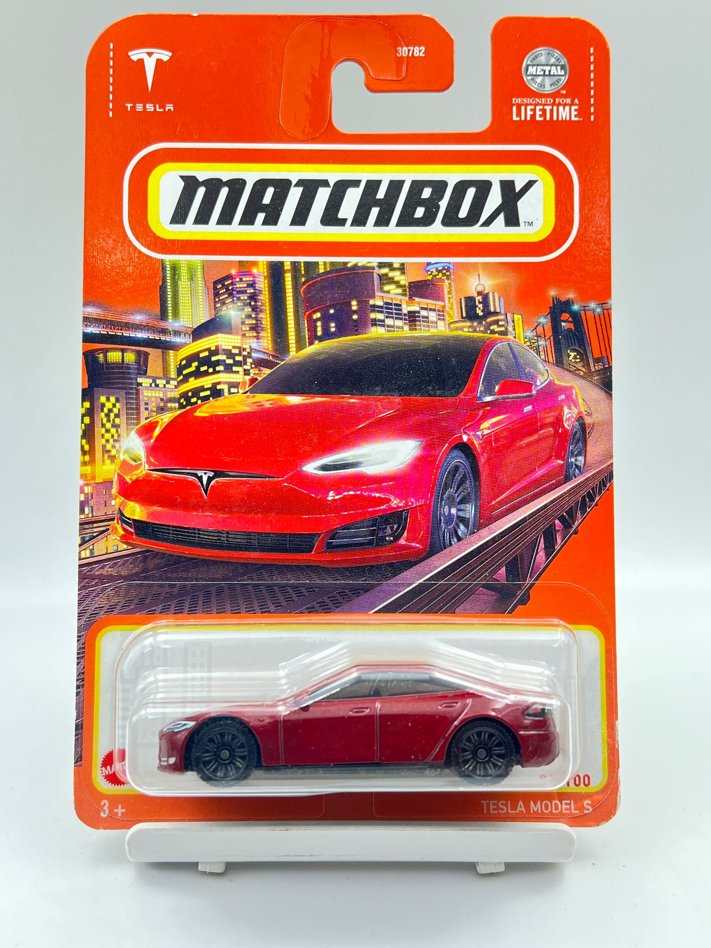 MATCHBOX - TESLA MODEL S - RED - B1
