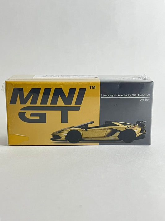 MINI GT - LAMBORGHINI AVENTADOR SVJ ROADSTER - ORO ELIOS - Its Fun
