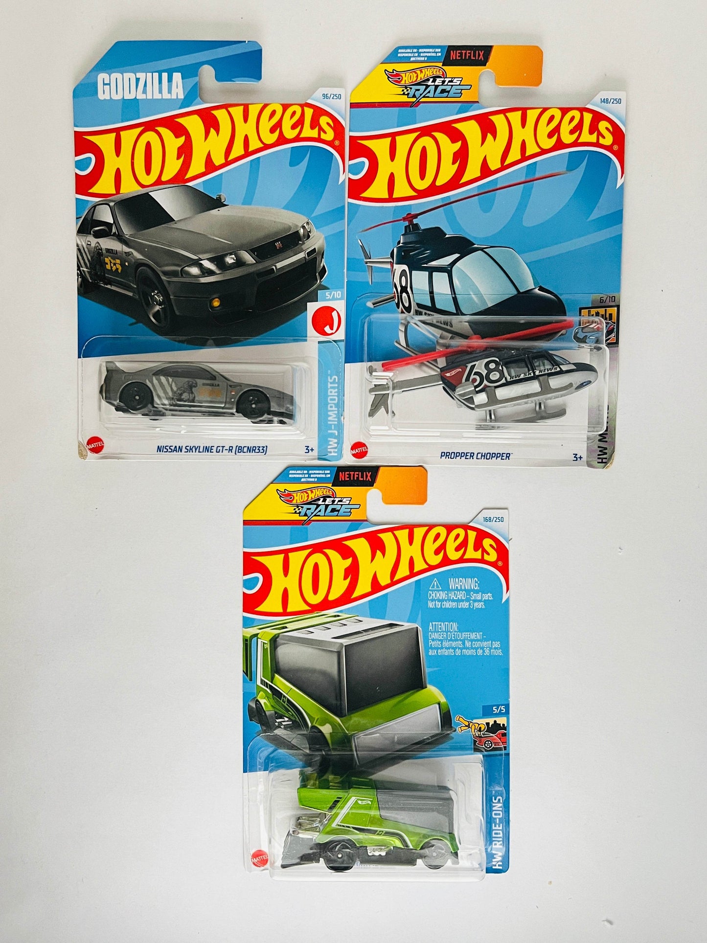 NISSAN SKYLINE GT-R (BCNR33) GODZILLA + PROPPER CHOPPER + RINK RACER - 4C - Its Fun