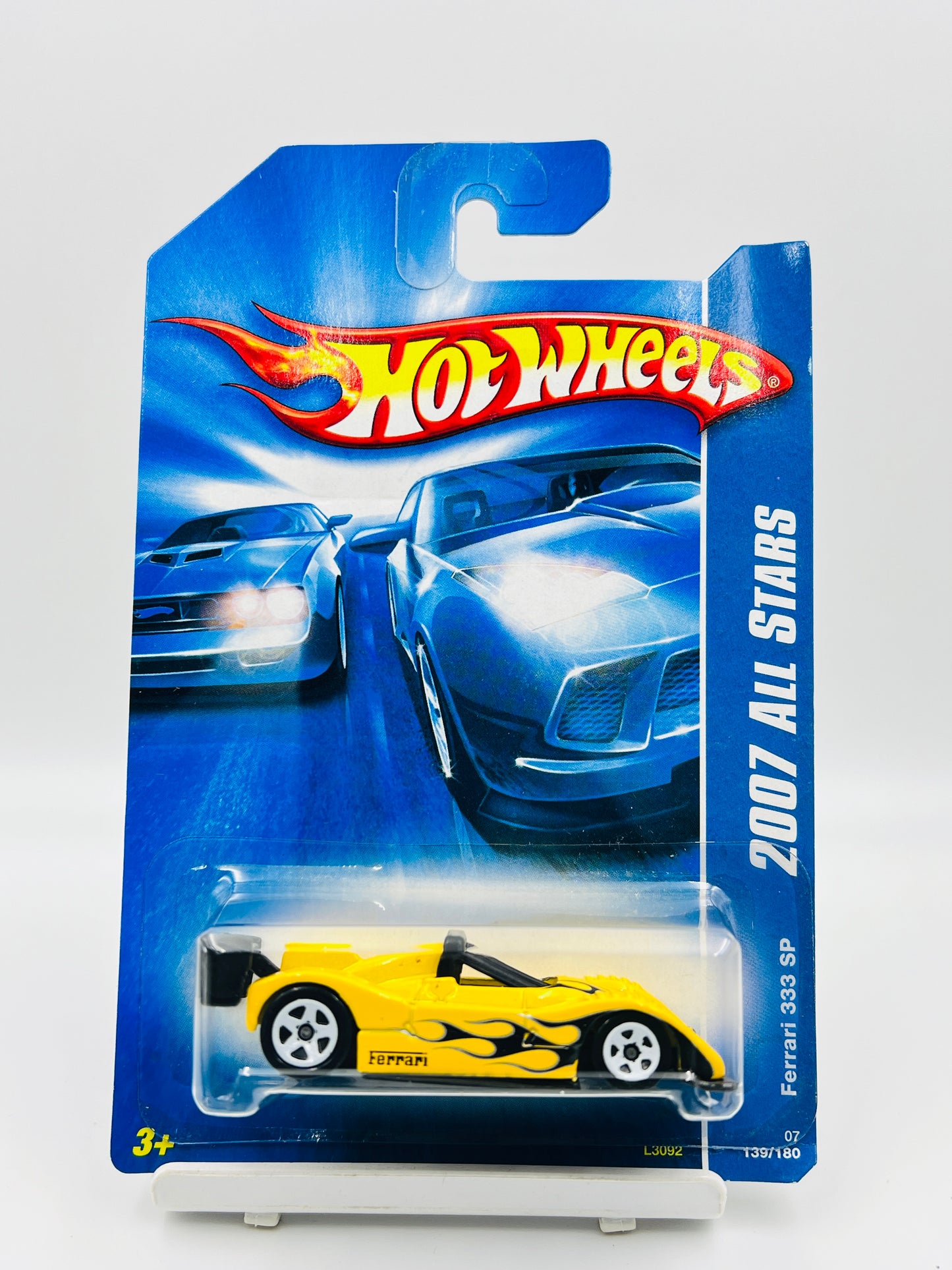 HOT WHEELS - FERRARI 333 SP - YELLOW - 2B