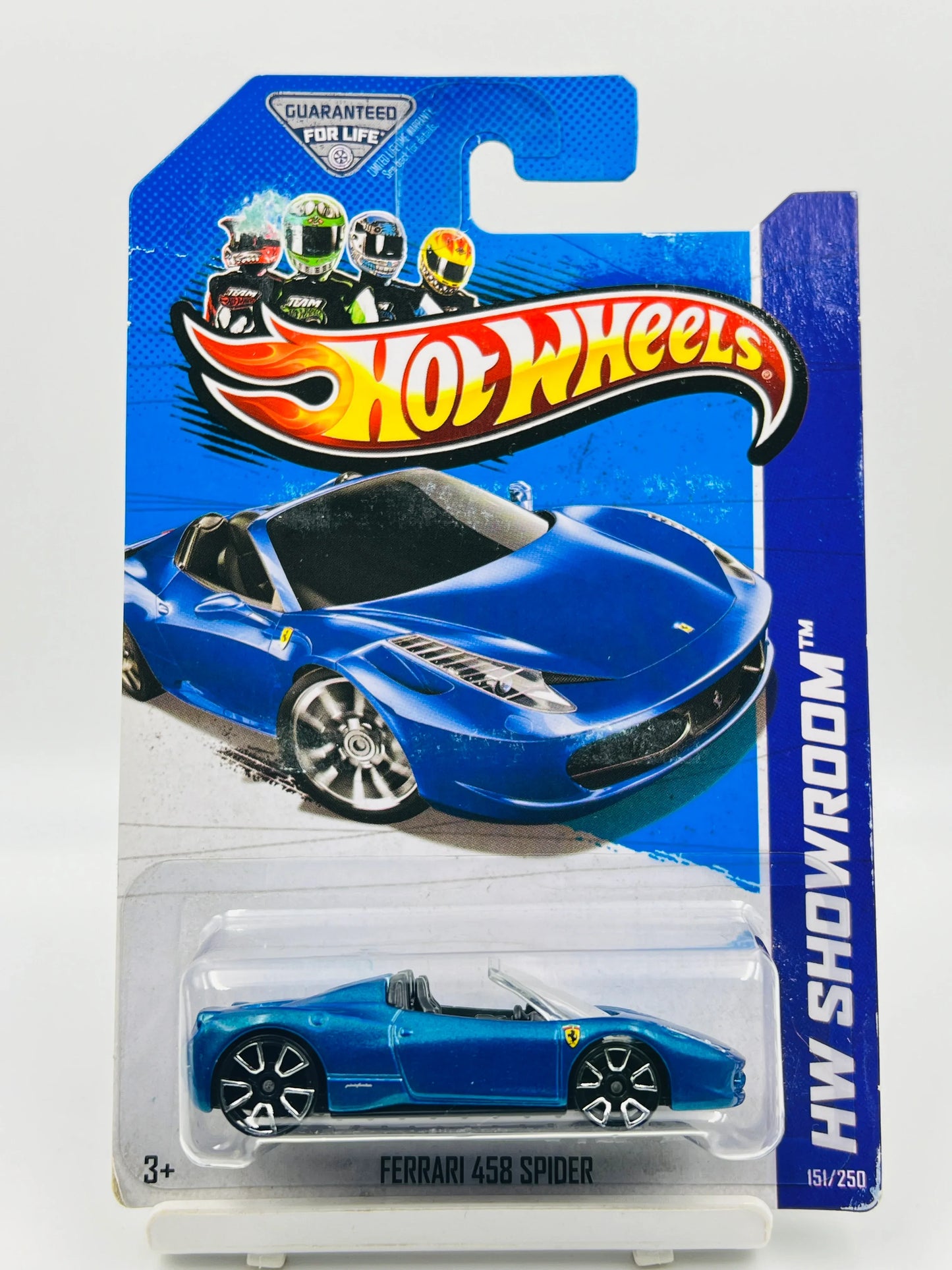 HOT WHEELS - FERRARI 458 SPIDER - BLUE - 2A - Its Fun