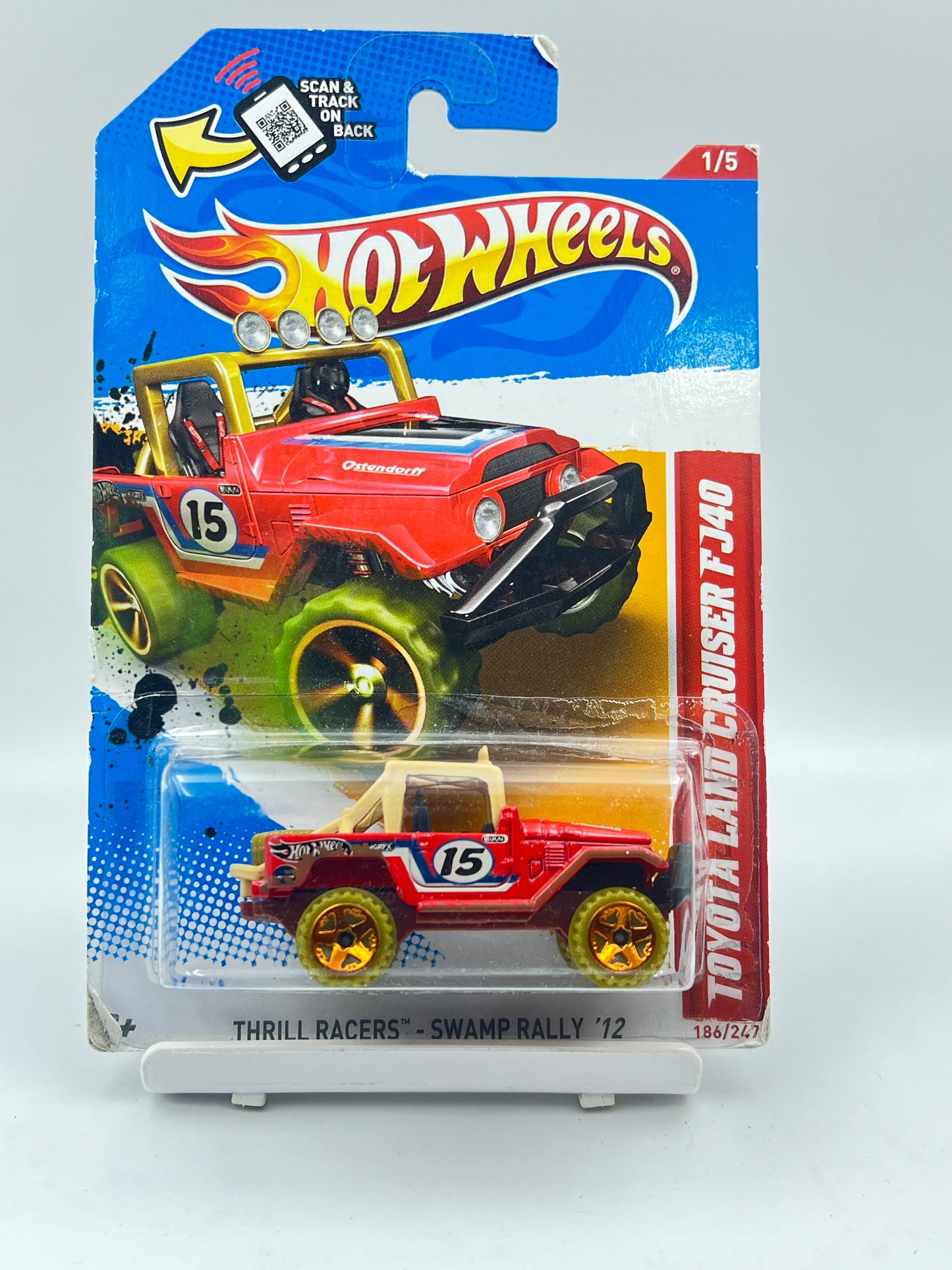 MILD CREASE - IMPORTED - HOT WHEELS - TOYOTA LAND CRUISER FJ40 - 2F