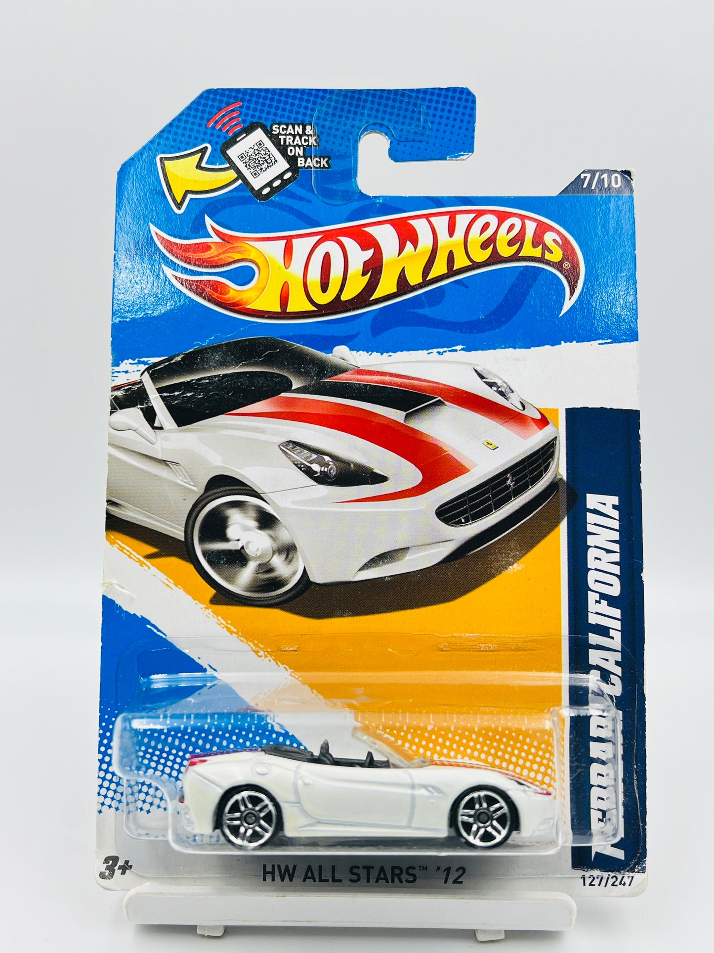 HOT WHEELS - FERRARI CALIFORNIA - WHITE - 2A