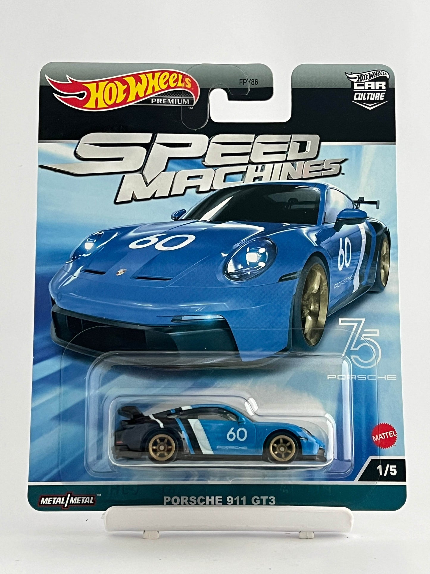HOT WHEELS PREMIUM - SPEED MACHINES - PORSCHE 911 GT3 - 4F - Its Fun