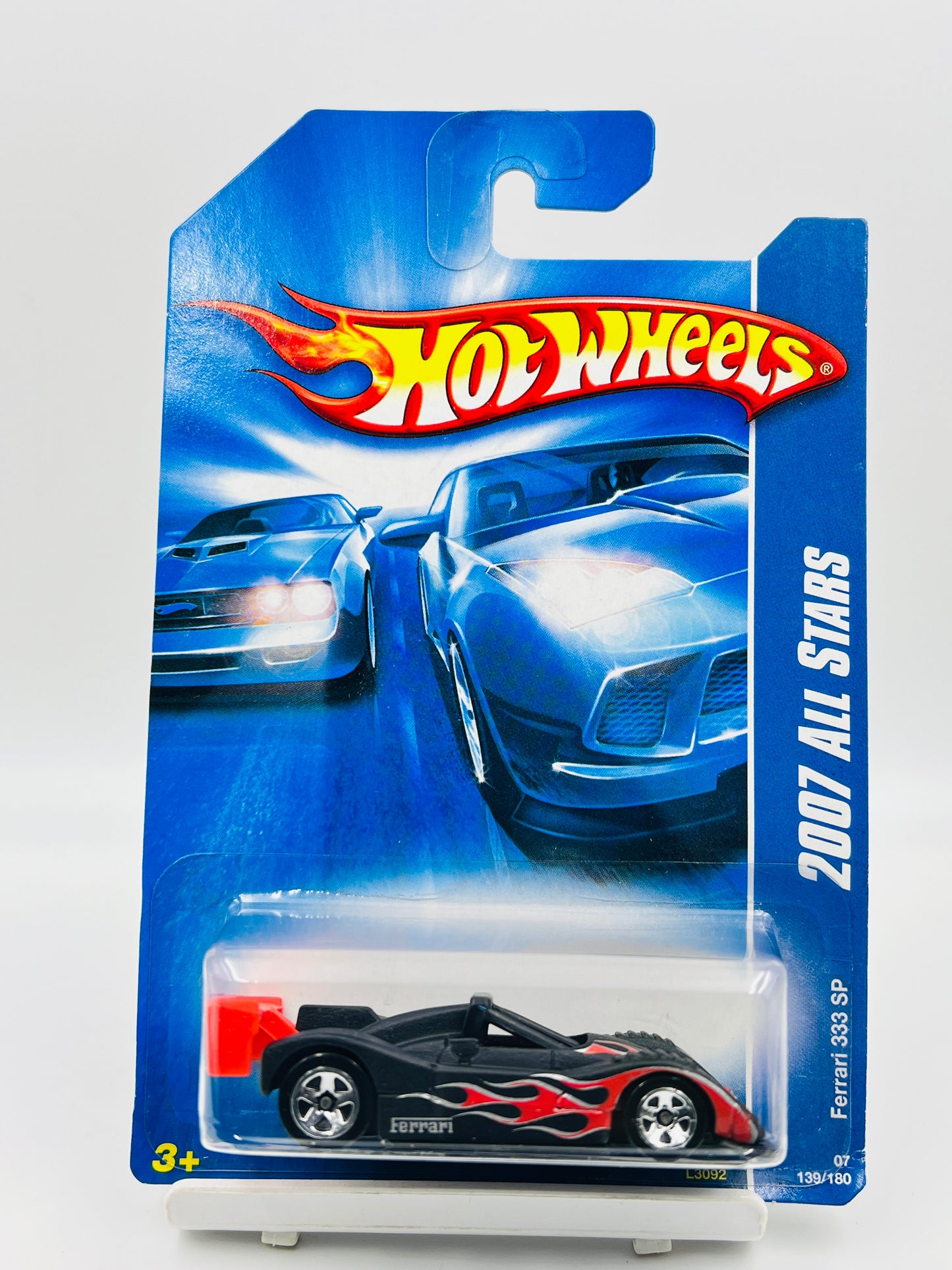 HOT WHEELS - FERRARI 333 SP - MATTE BLACK - 1D
