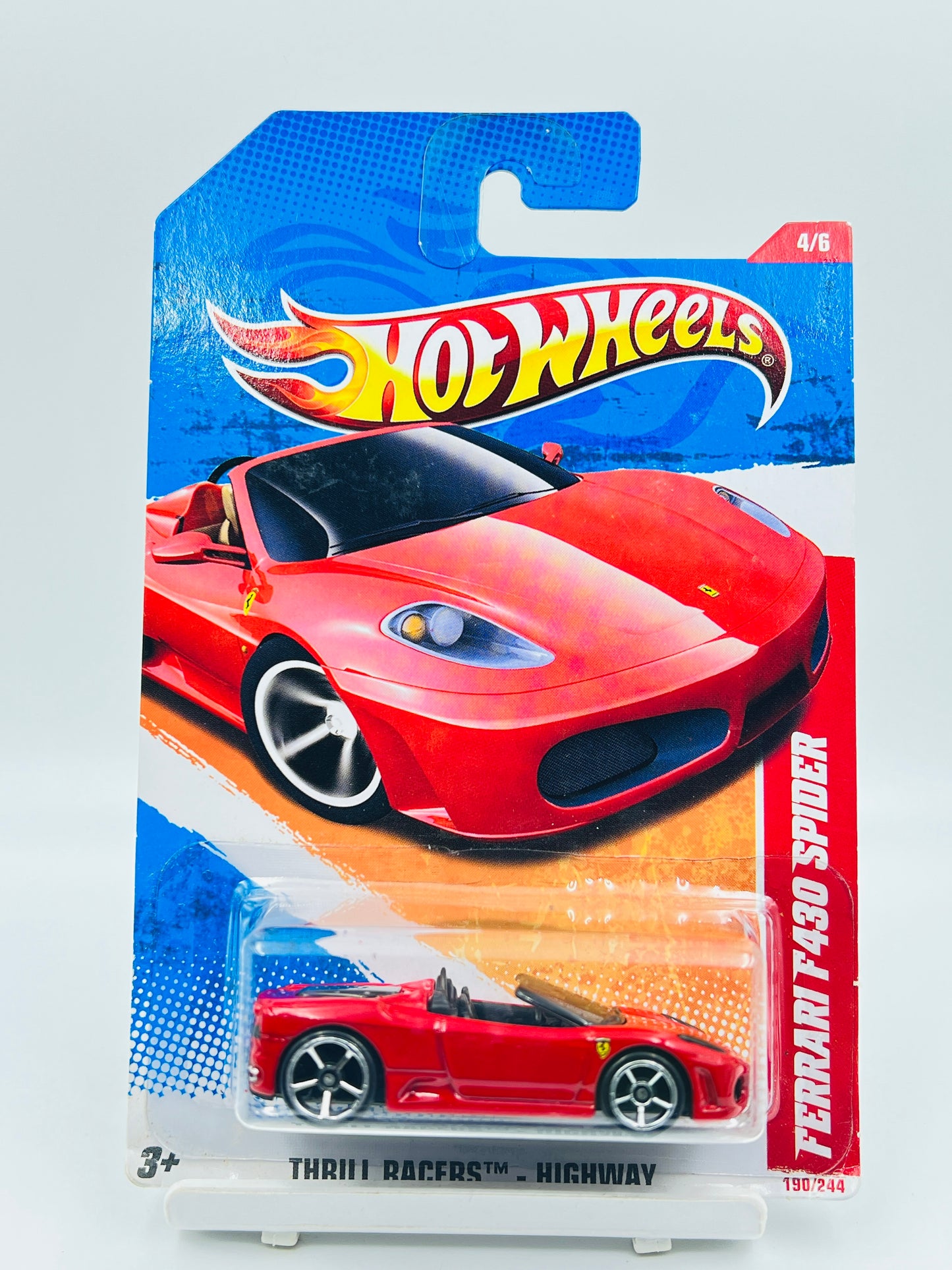 HOT WHEELS - FERRARI F430 SPIDER - RED - 1D