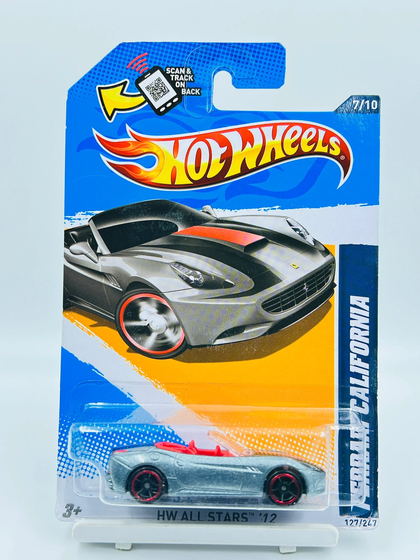 HOT WHEELS - FERRARI CALIFORNIA - SILVER - 1D - Its Fun