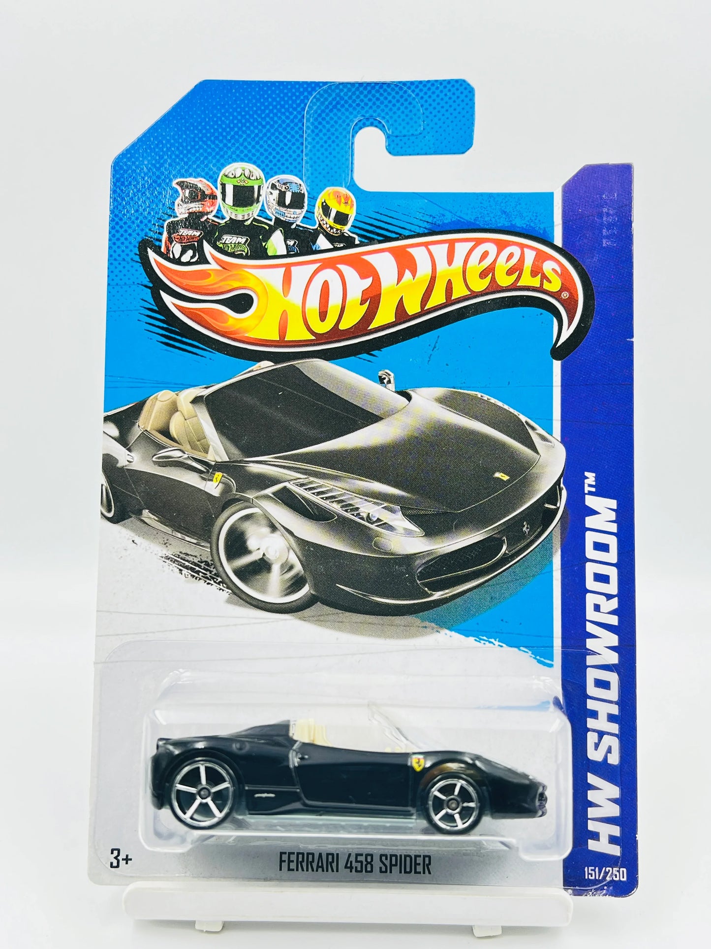 HOT WHEELS - FERRARI 458 SPIDER - BLACK - 1D - Its Fun