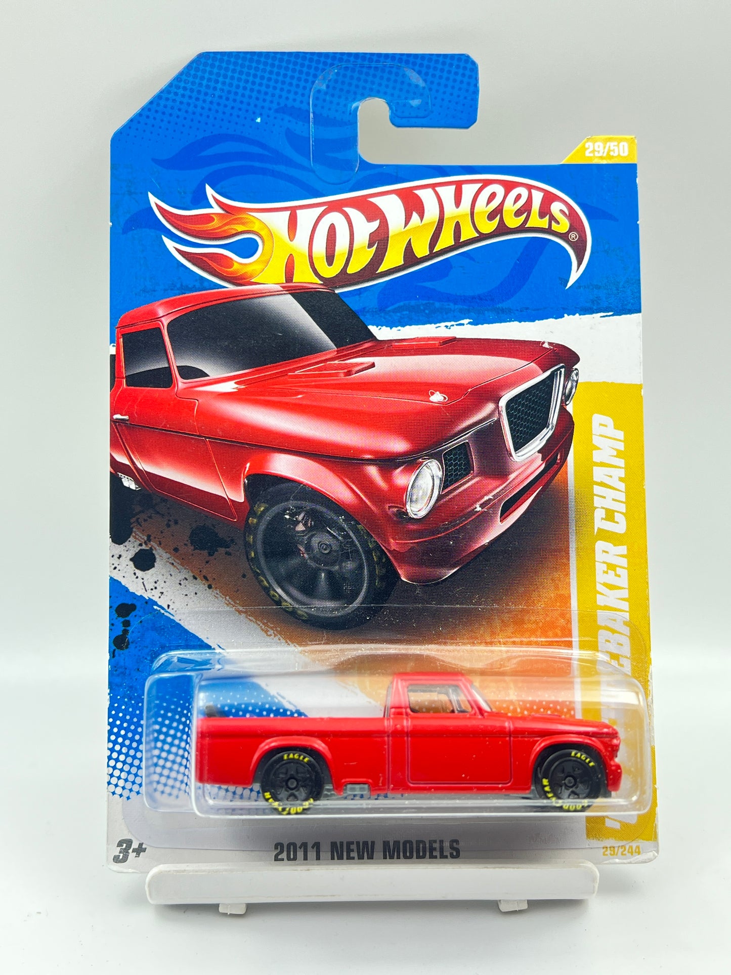 HOT WHEELS - 63 STUDEBAKER CHAMP - RED - 6A
