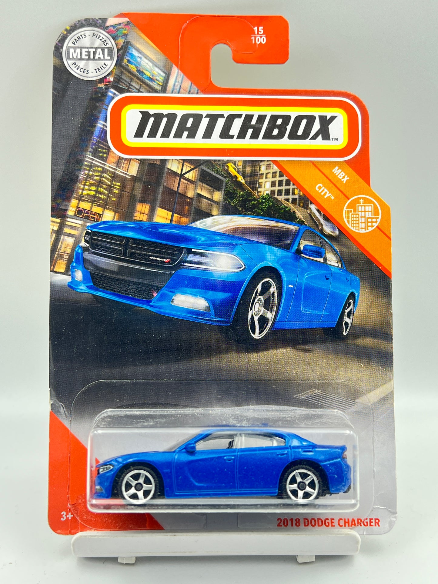 SOFT CORNERS CREASED - MATCHBOX - 2018 DODGE CHARGER - ZX3