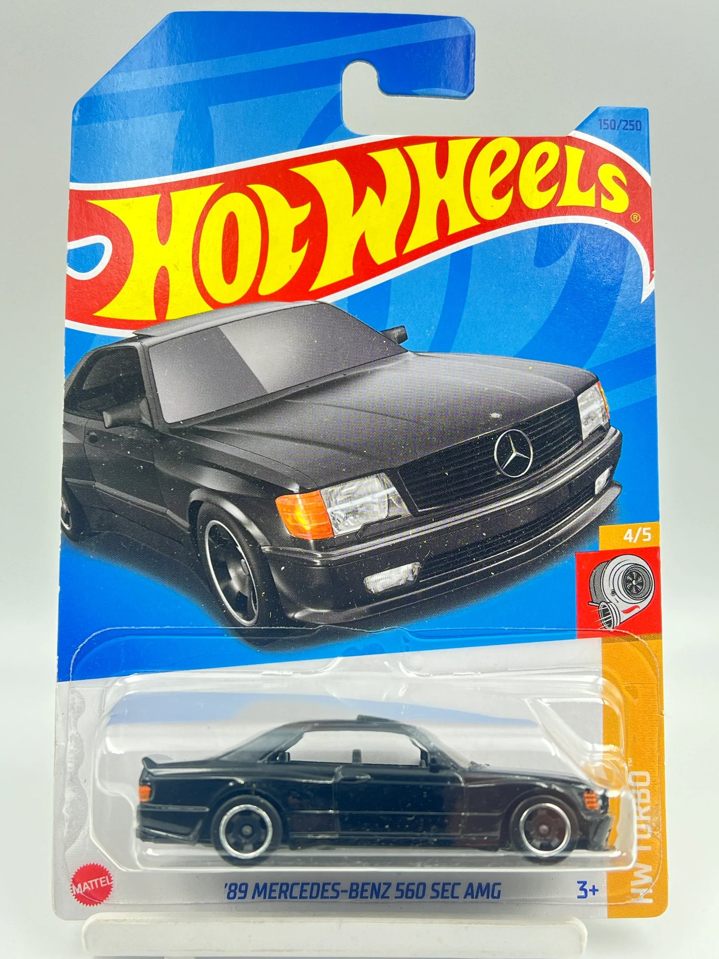 HOT WHEELS - 89 MERCEDES-BENZ 560 SEC AMG - BLACK - 3E - Its Fun