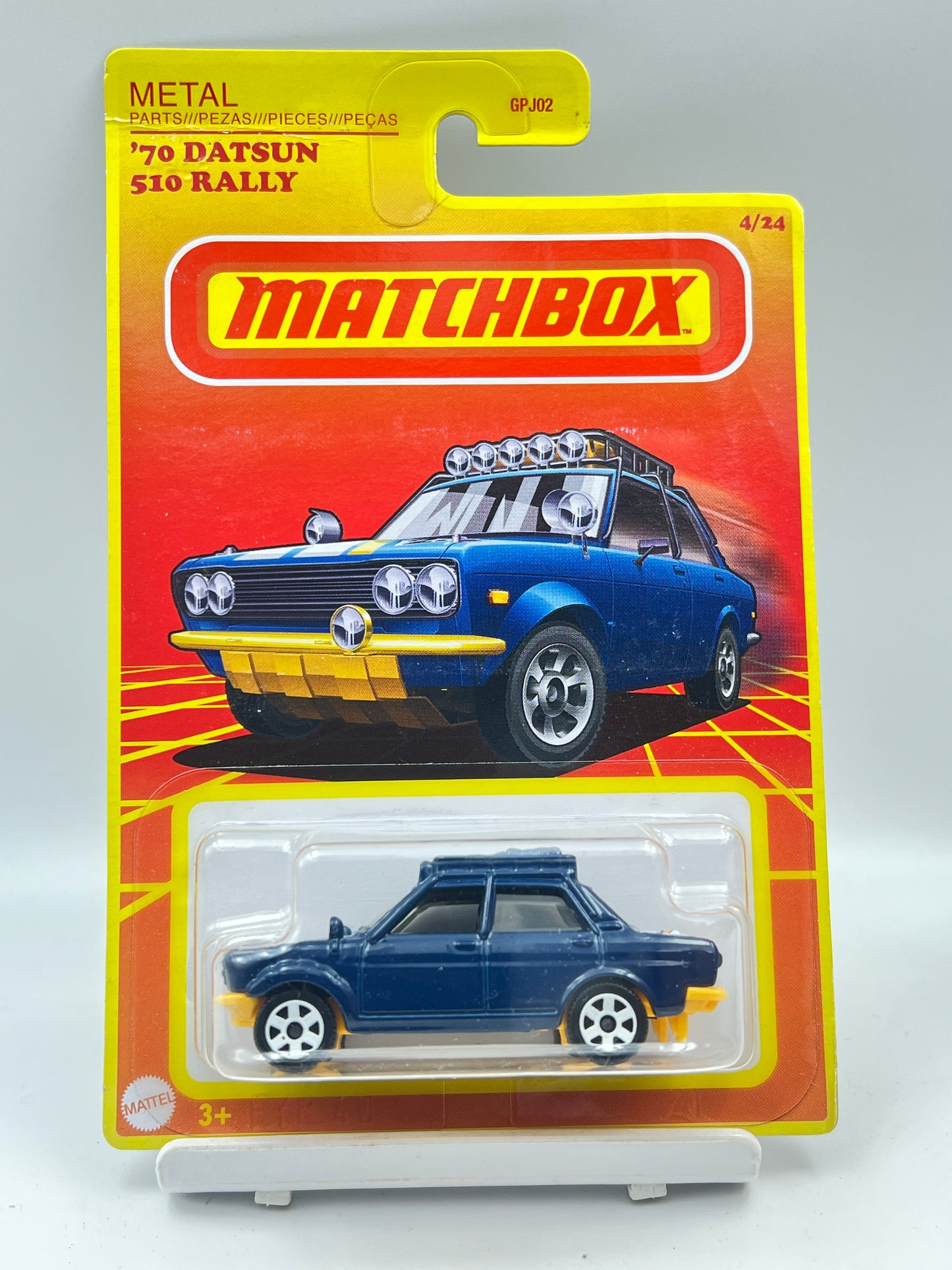 MATCHBOX - 70 DATSUN 510 RALLY - ZX3