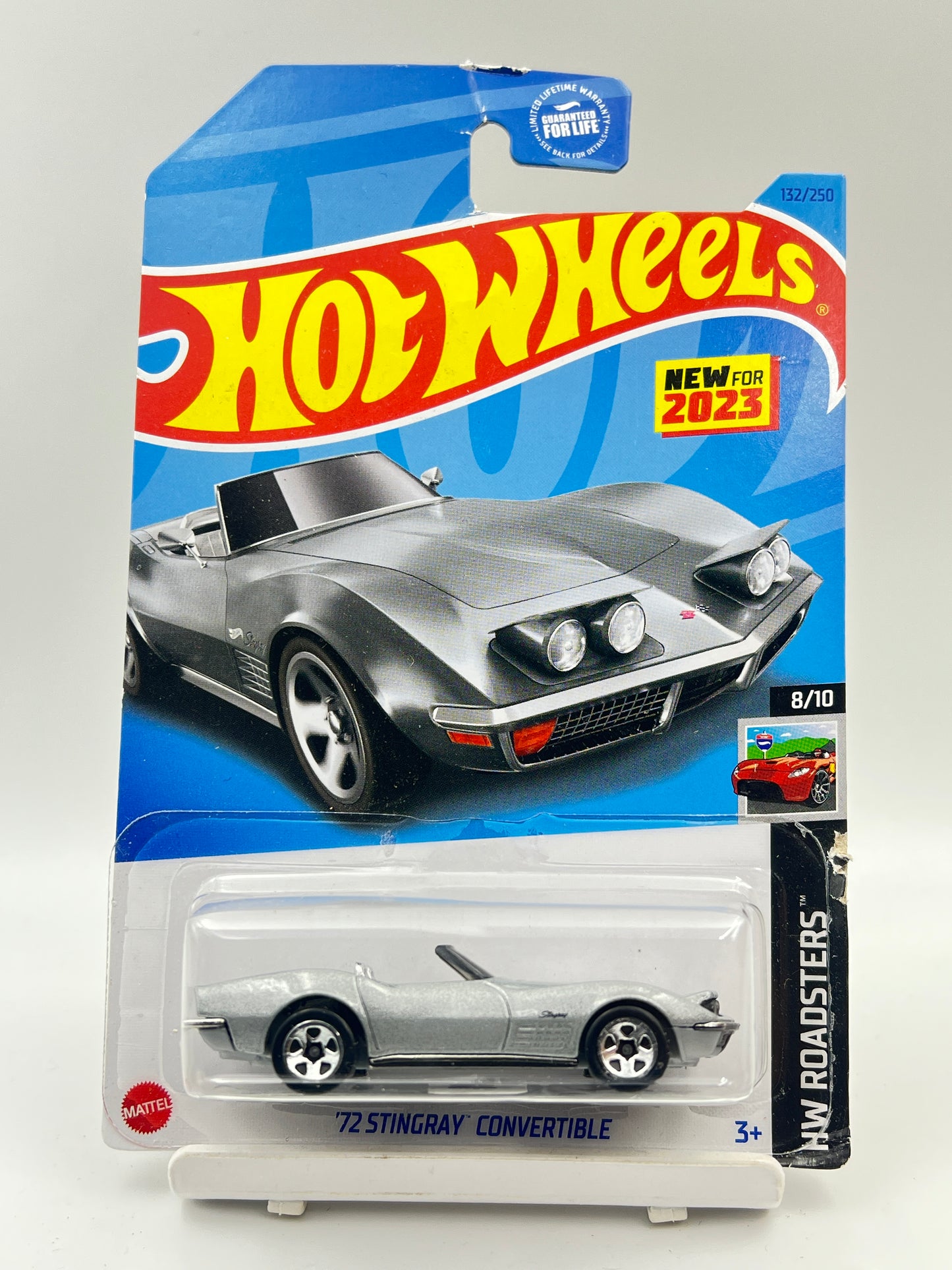 HOOK CREASE - IMPORTED - HOT WHEELS - 72 STINGRAY CONVERTIBLE - 3B