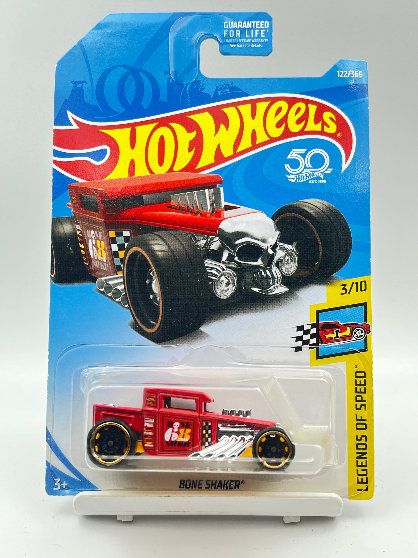 IMPORTED - HOT WHEELS - BONE SHAKER - RED - 3F