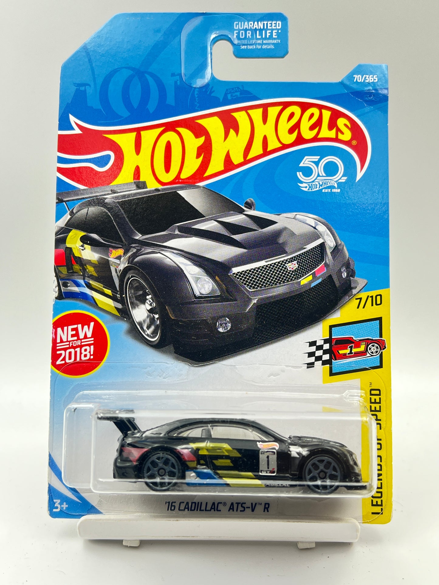 MILD SOFT CORNERS - IMPORTED - HOT WHEELS - 16 CADILLAC ATS-V R - BLACK - 3F
