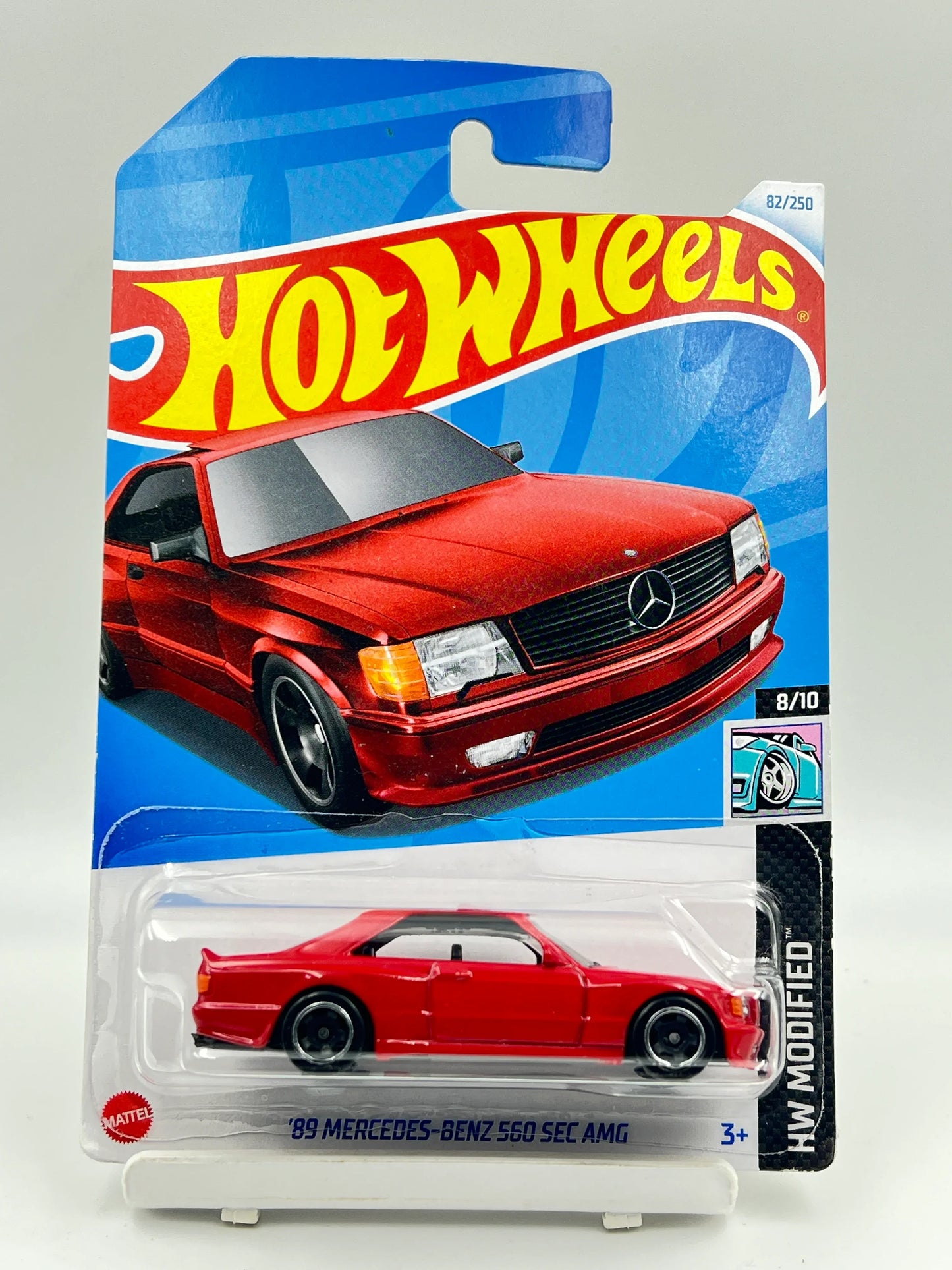 HOT WHEELS - 89 MERCEDES BENZ 560 SEC AMG - RED - 1C - Its Fun
