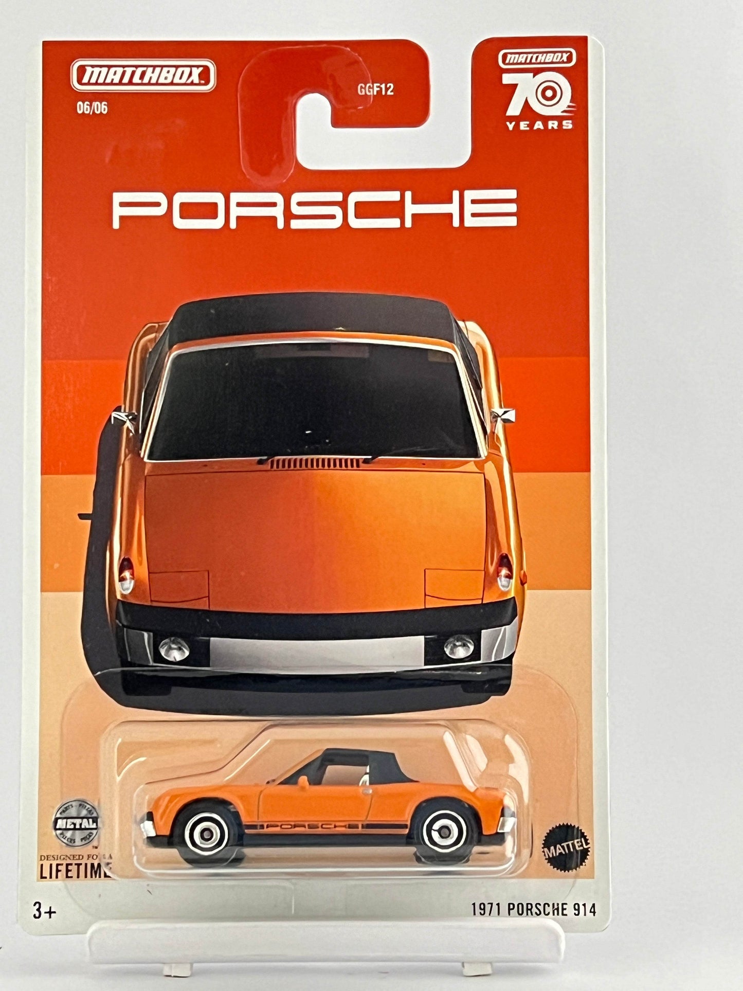 MATCHBOX - 1971 PORSCHE 914 - CARD ART - Its Fun