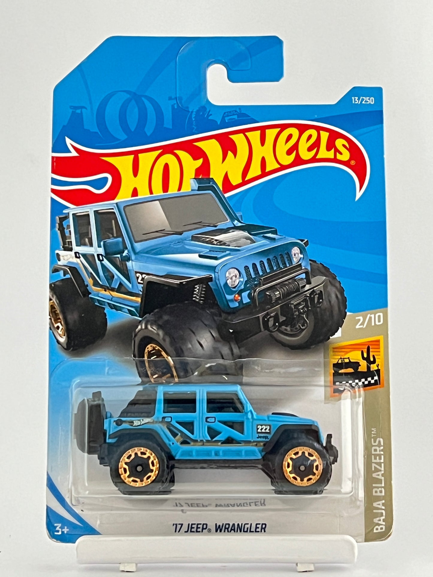 17 JEEP WRANGLER - BLUE - IMPORTED - Its Fun- Hot wheels - matchbox - diecast
