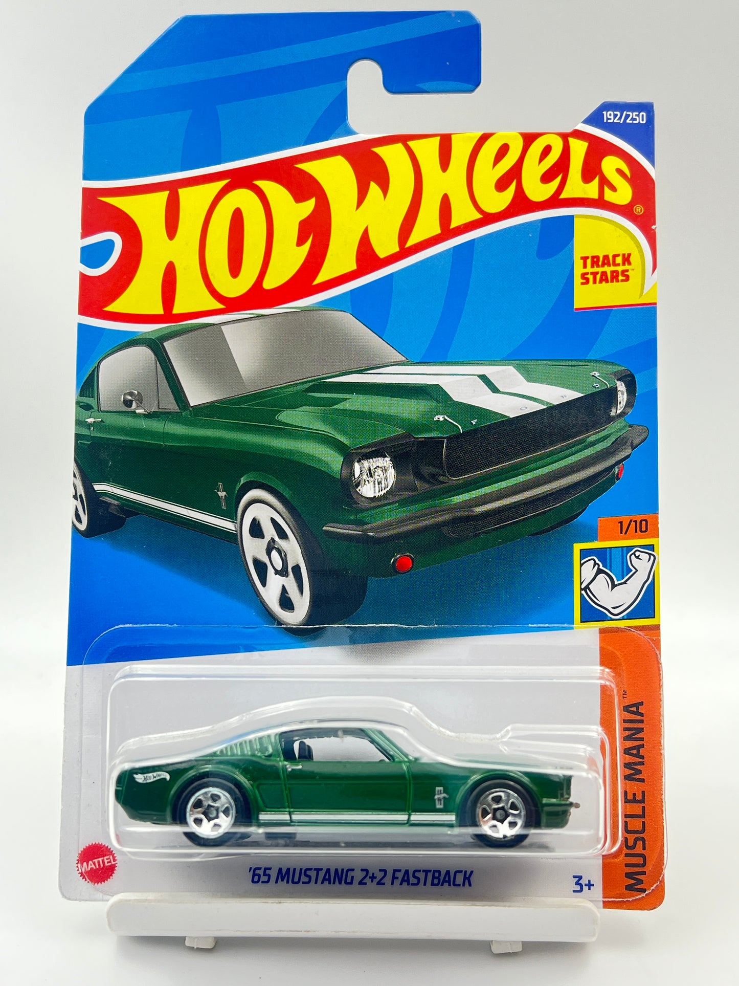 IMPORTED - HOT WHEELS - 65 MUSTANG 2+2 FASTBACK - GREEN - 2B