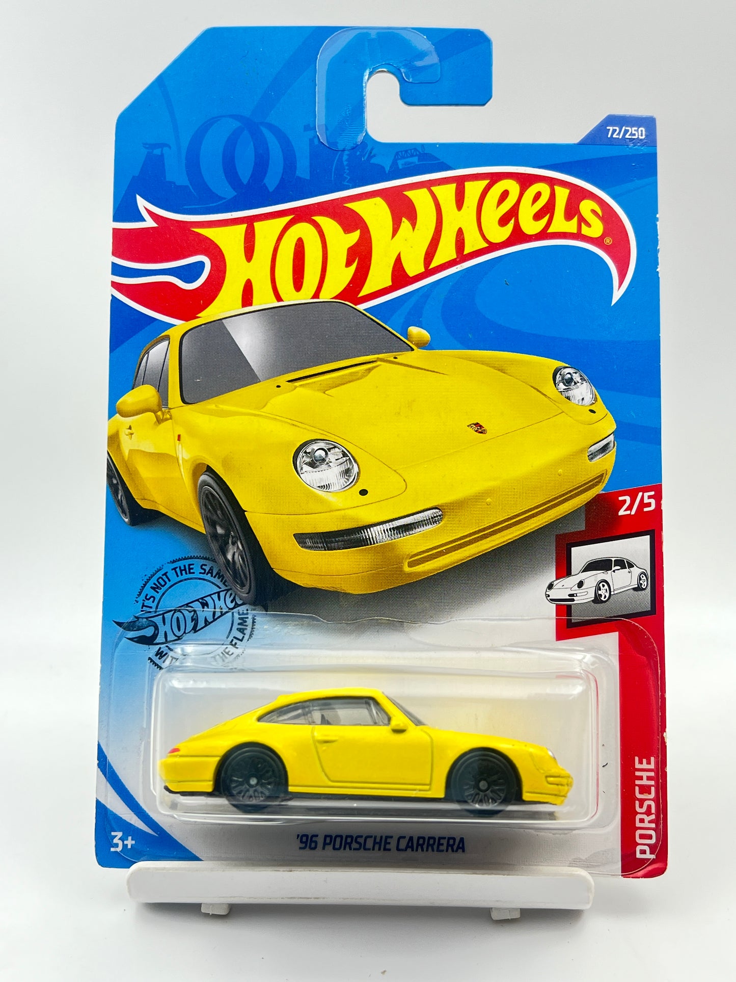 IMPORTED - HOT WHEELS - 96 PORSCHE CARRERA - YELLOW - 1C