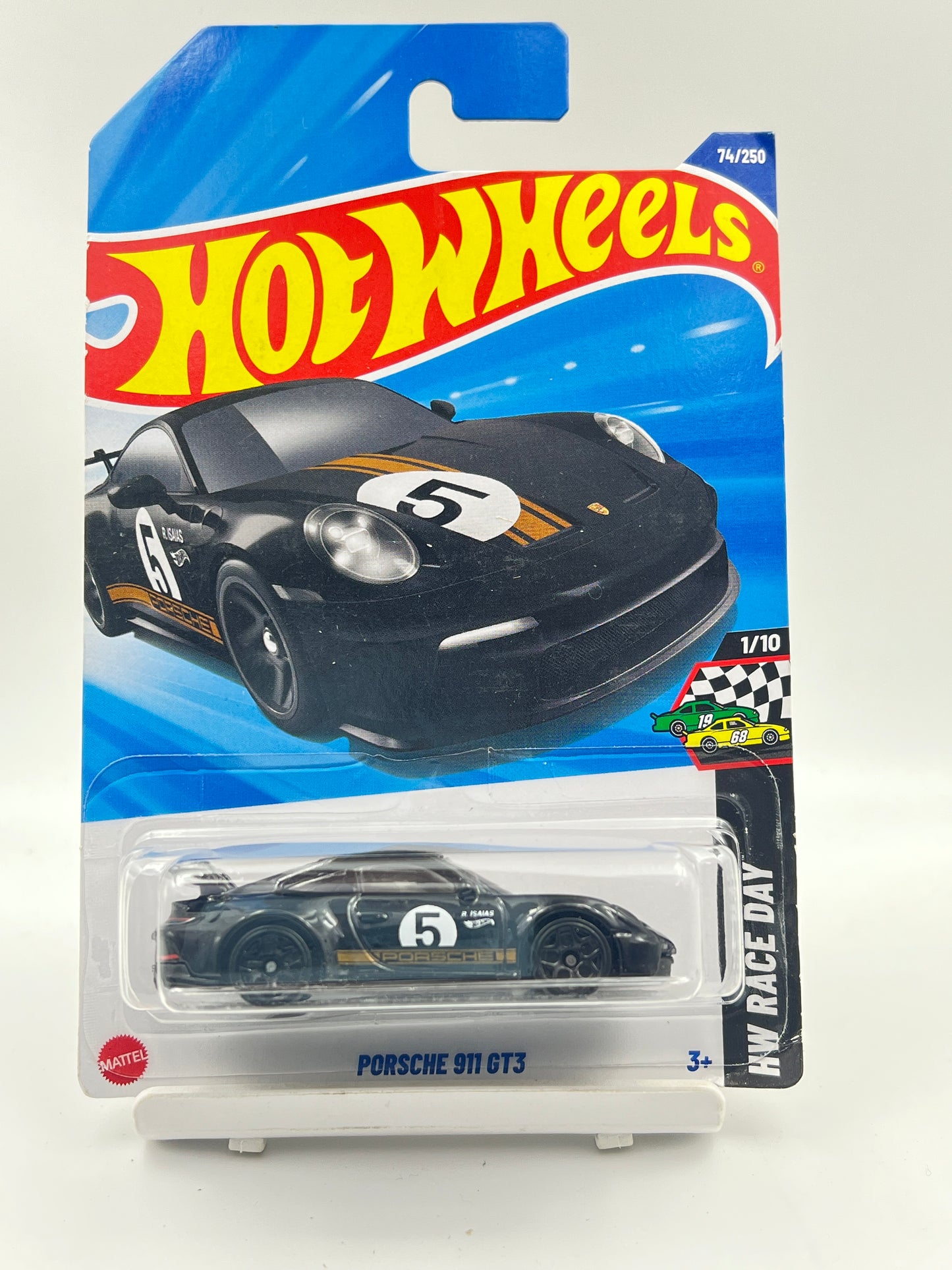 IMPORTED - HOT WHEELS - PORSCHE 911 GT3 - BLACK - 2C