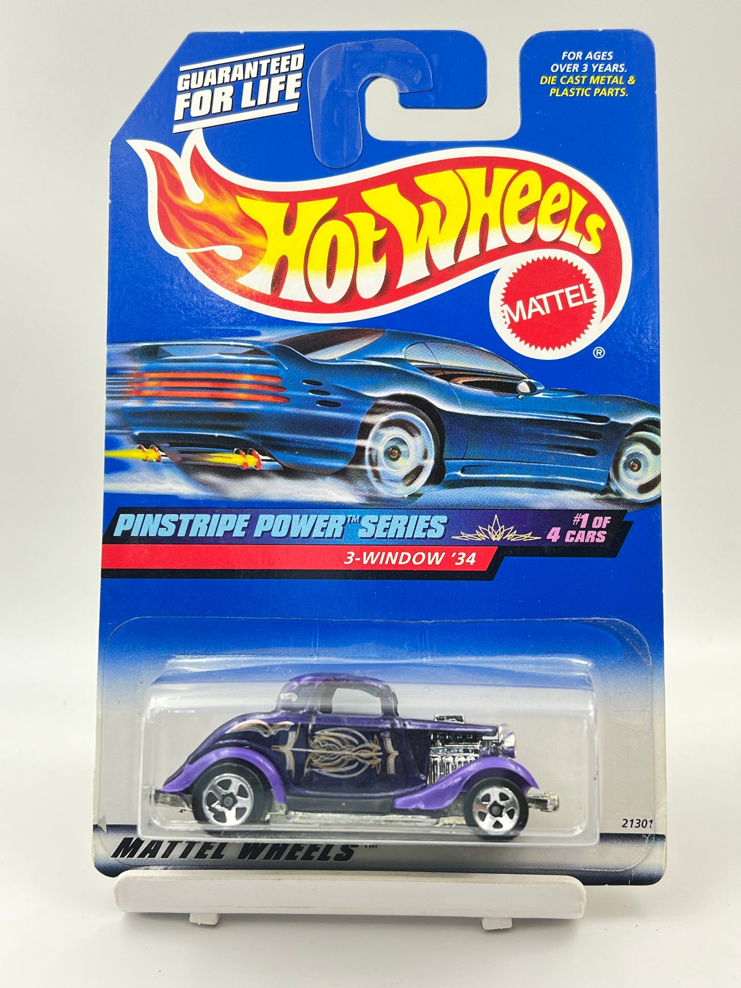 FULL METAL - IMPORTED - HOT WHEELS - 3 WINDOW 34 - PURPLE - 1A
