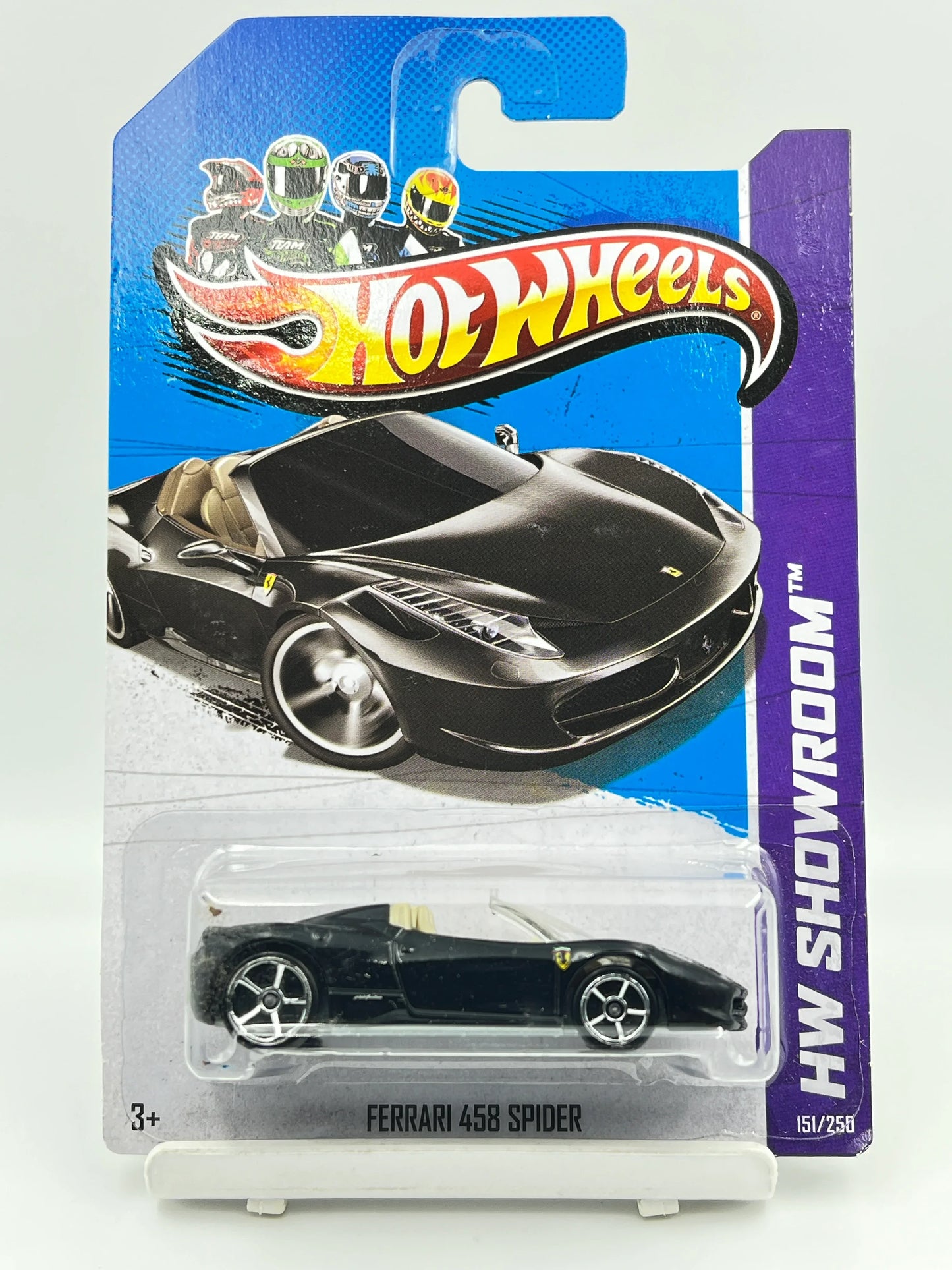 HOT WHEELS - FERRARI 458 SPIDER - BLACK - 2B - Its Fun
