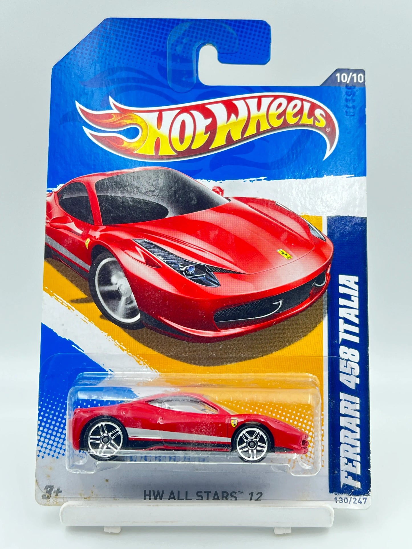 HOT WHEELS - FERRARI 458 ITALIA - RED - (10/10) - 1C - Its Fun