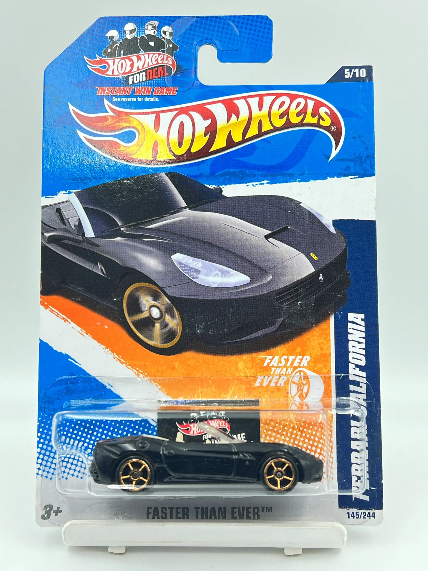 HOT WHEELS - FERRARI CALIFORNIA - BLACK - (5/10) - 1C - Its Fun