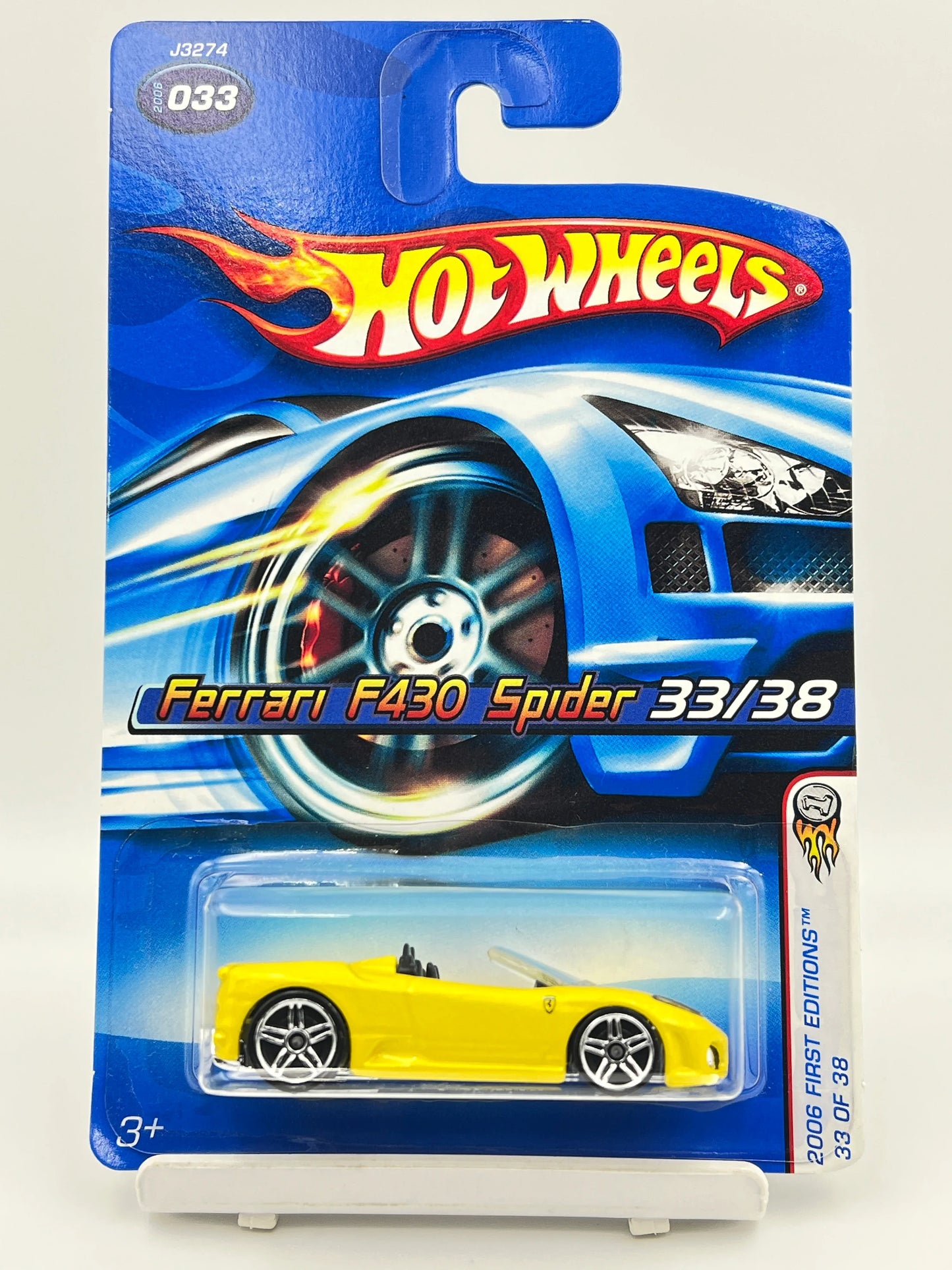 HOT WHEELS - FERRARI F430 SPIDER - 2006 FIRST EDITIONS - YELLOW - 1C - Its Fun