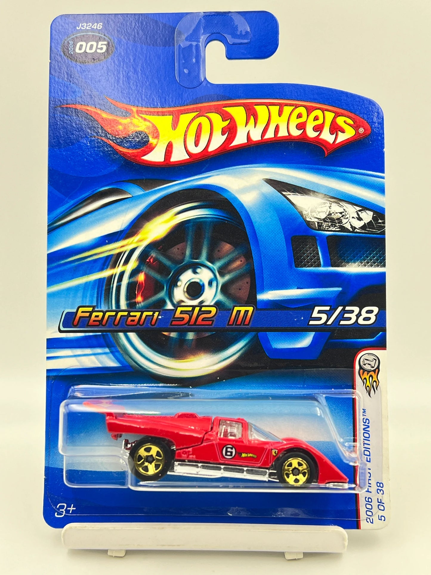 HOT WHEELS - FERRARI 512M - RED - 2006 FIRST EDITIONS - MOVING PARTS - 1B - Its Fun