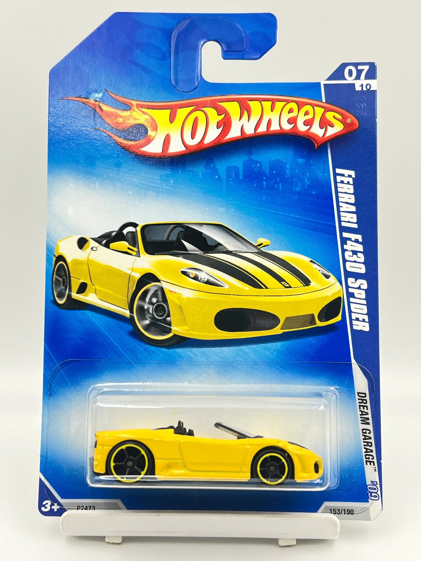 HOT WHEELS - FERRARI F430 SPIDER - YELLOW - (07/10) - 1B - Its Fun