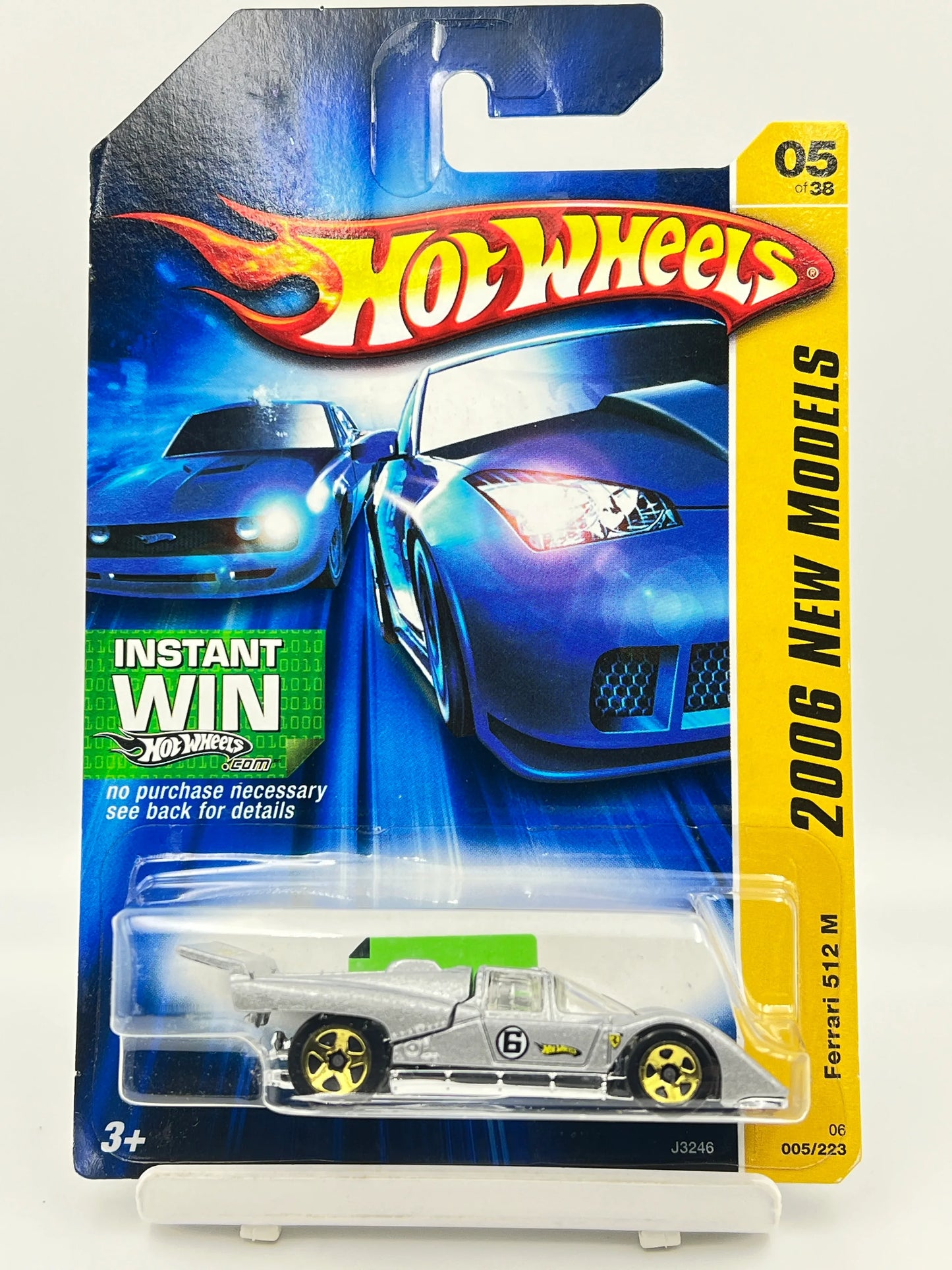 HOT WHEELS - FERRARI 512M -GREY - 2006 NEW MODELS - (05/38) - 1D - Its Fun