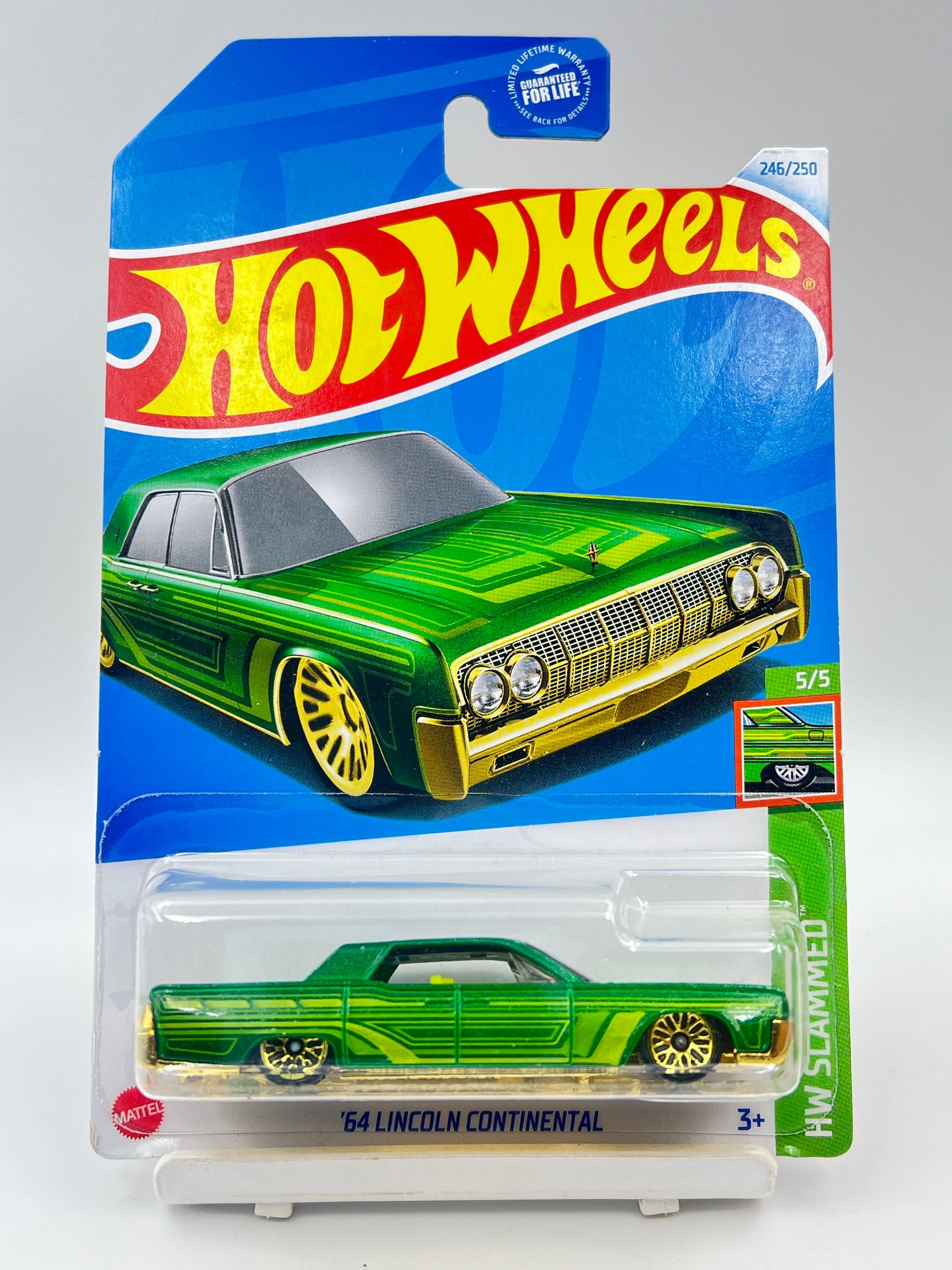 IMPORTED - HOT WHEELS - 64 LINCOLN CONTINENTAL - GREEN - 1D