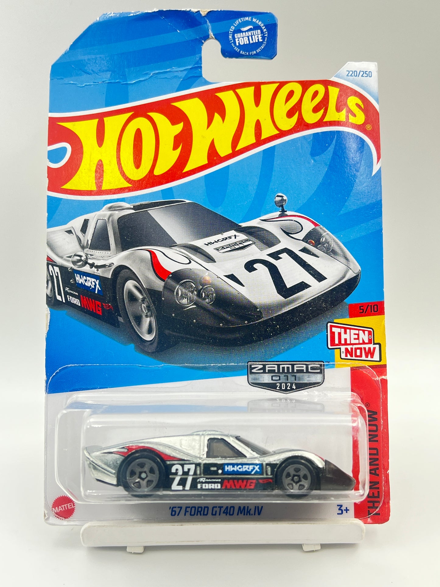 DAMAGED CARD - ZAMAC - 67 FORD GT40 MK.IV - 6B