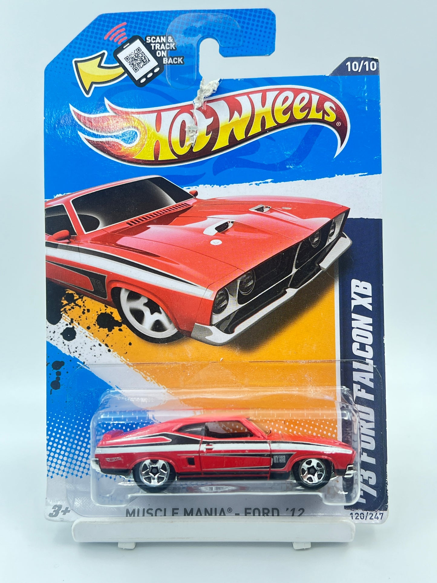 CARD DAMAGE - HOT WHEELS - 73 FORD FALCON XB - 6B
