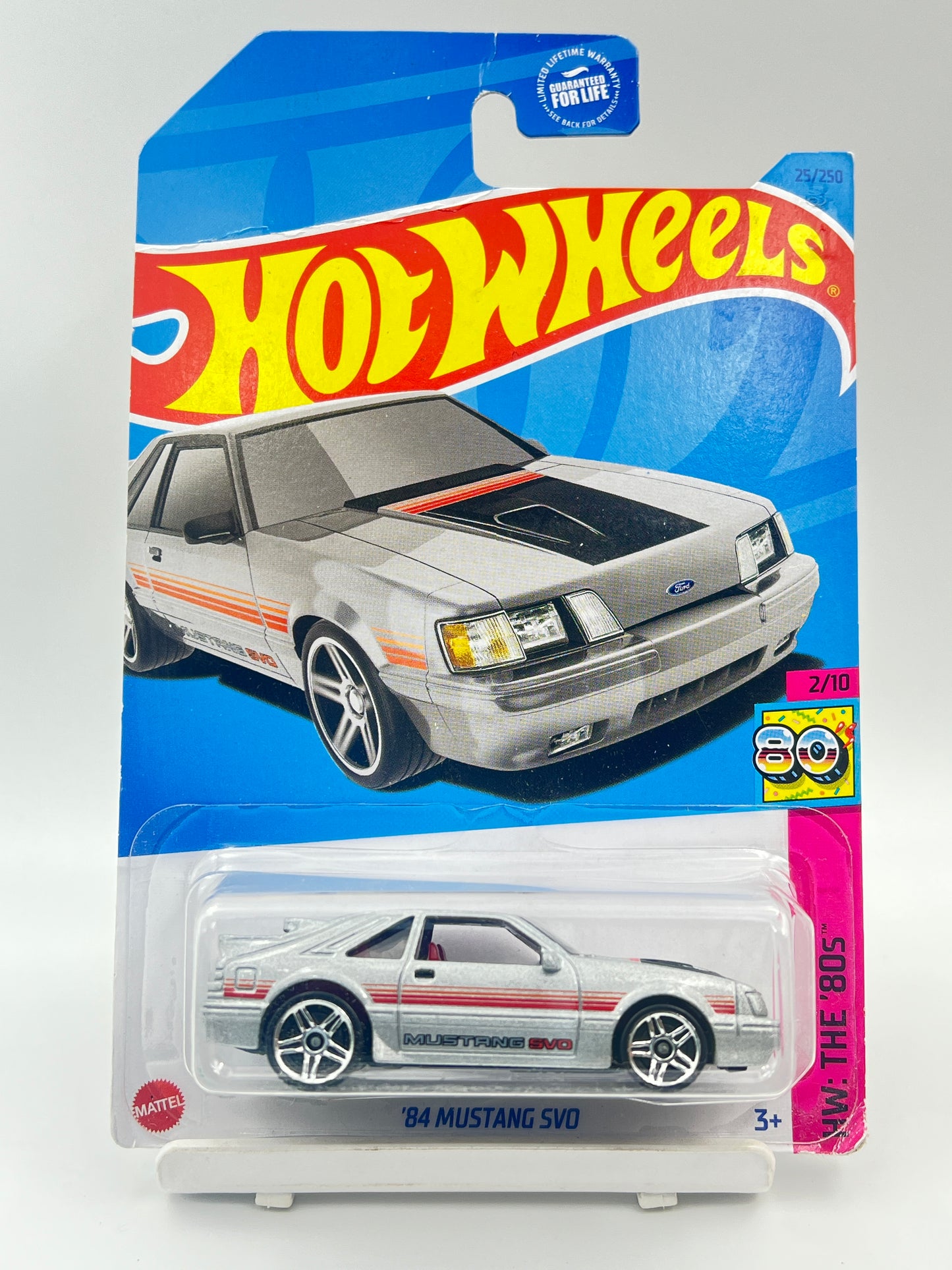 HOT WHEELS - 84 MUSTANG SVO - GREY - 6D